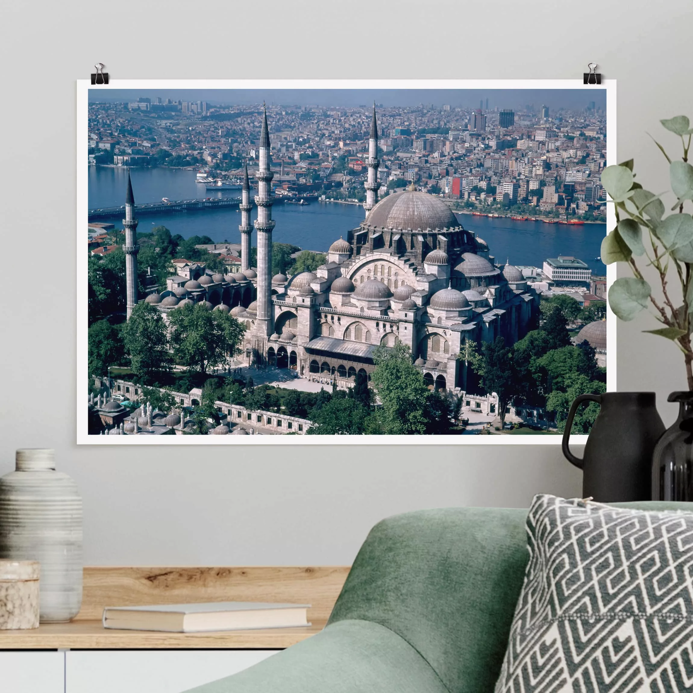 Poster Architektur & Skyline - Querformat Moschee Istanbul günstig online kaufen