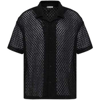 Dandalo  Kurzarm Hemdbluse Arjan Oversize Short Sleeve Lapel Collar Knit Sh günstig online kaufen