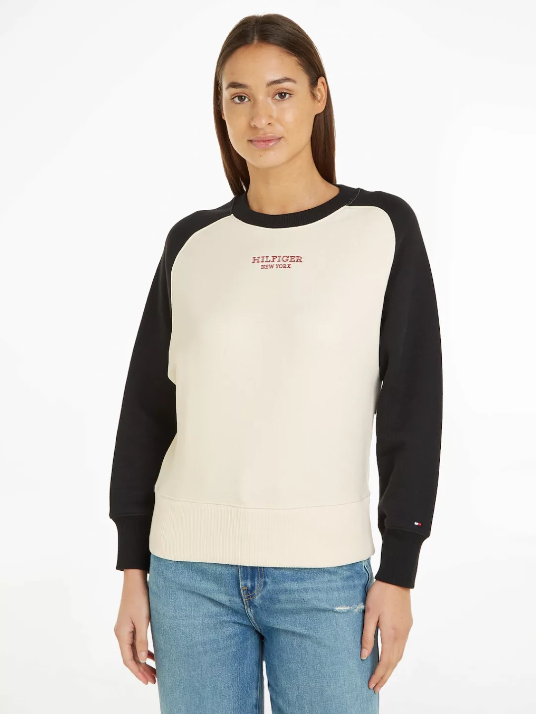 Tommy Hilfiger Sweatshirt RLX MONOTYPE CLRBLK SWEATSHIRT mit Logoschriftzug günstig online kaufen