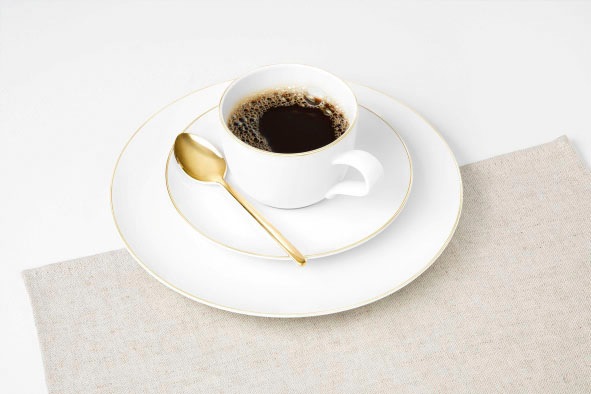 Seltmann Weiden Kaffeeservice »Geschirr-Set, Service Liberty Goldrand«, (Se günstig online kaufen