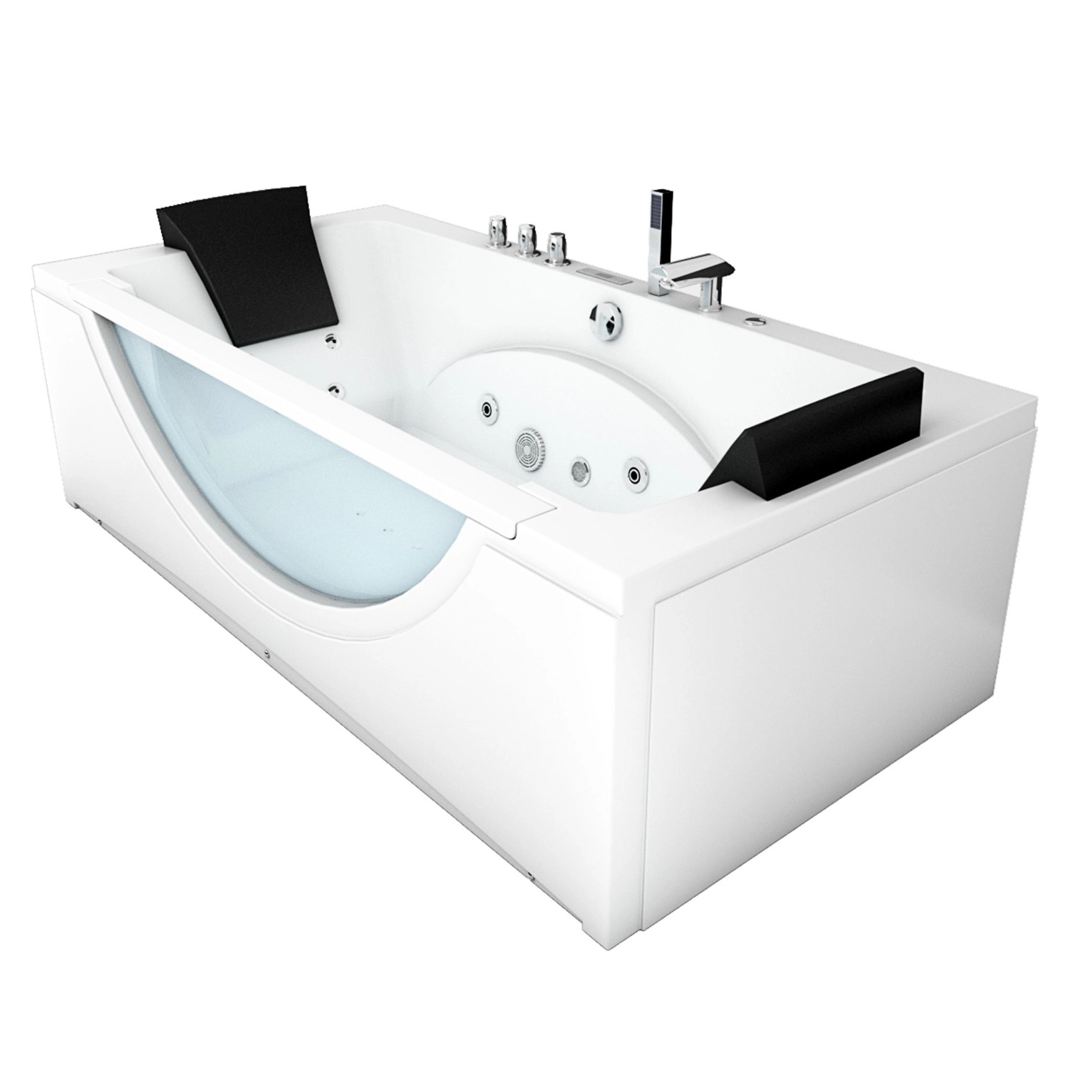 AcquaVapore Whirlpool Pool Badewanne Eckwanne Wanne W81H-A-SC 90x180 günstig online kaufen