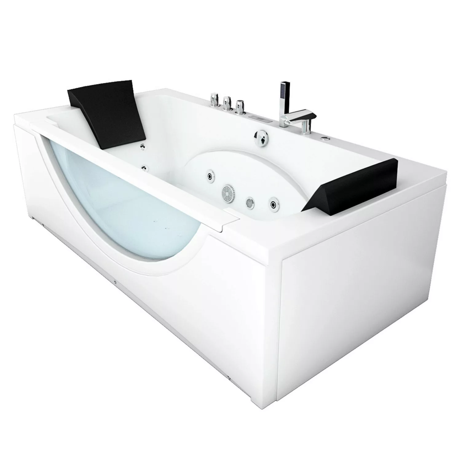 AcquaVapore Whirlpool Pool Badewanne Eckwanne Wanne W81H-TH-A 90x180 günstig online kaufen