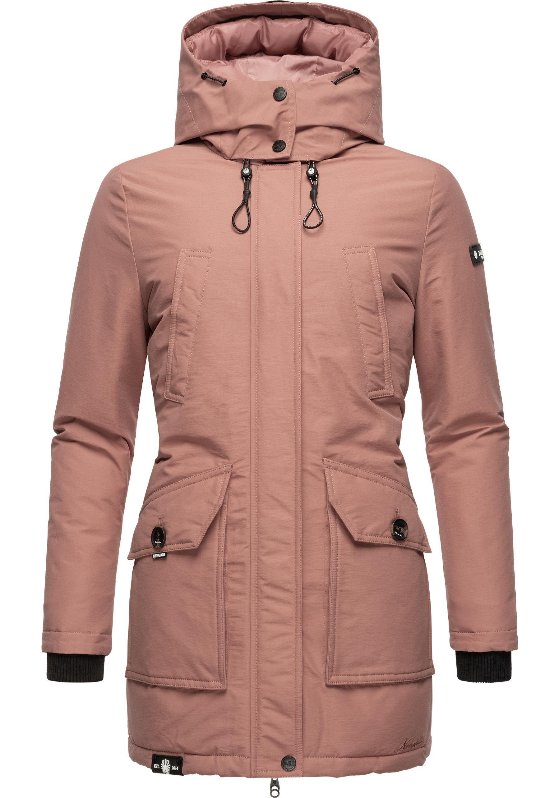 Navahoo Winterjacke Blizzardstorm Warm gefütterter Wintermantel günstig online kaufen