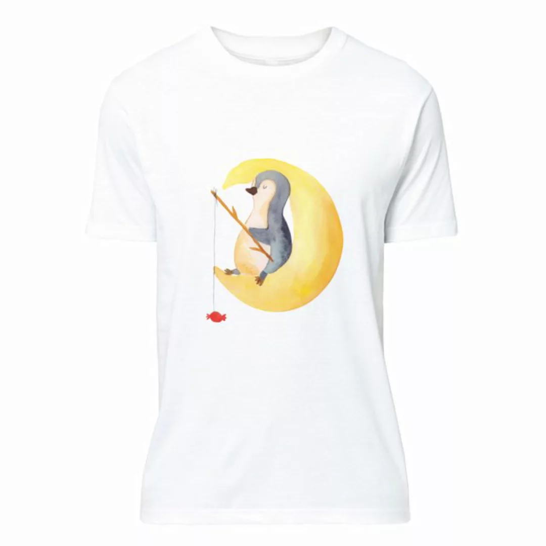 Mr. & Mrs. Panda T-Shirt Pinguin Mond - Weiß - Geschenk, müde, Gästezimmer, günstig online kaufen