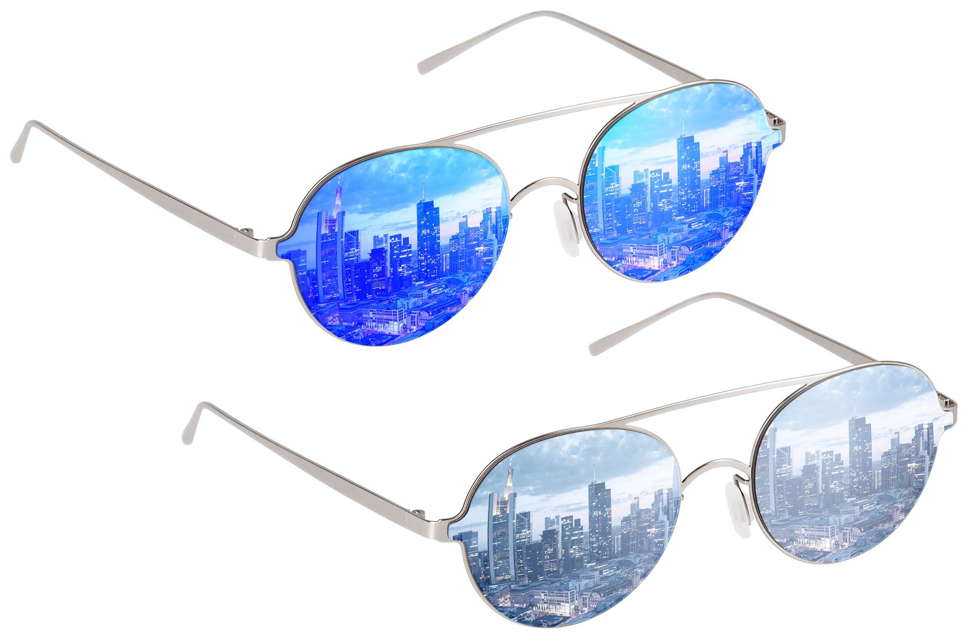 UrbanSky Sonnenbrille Doppelpack „Henry“ (2er-Pack, Sonnenbrillen-Set günstig online kaufen