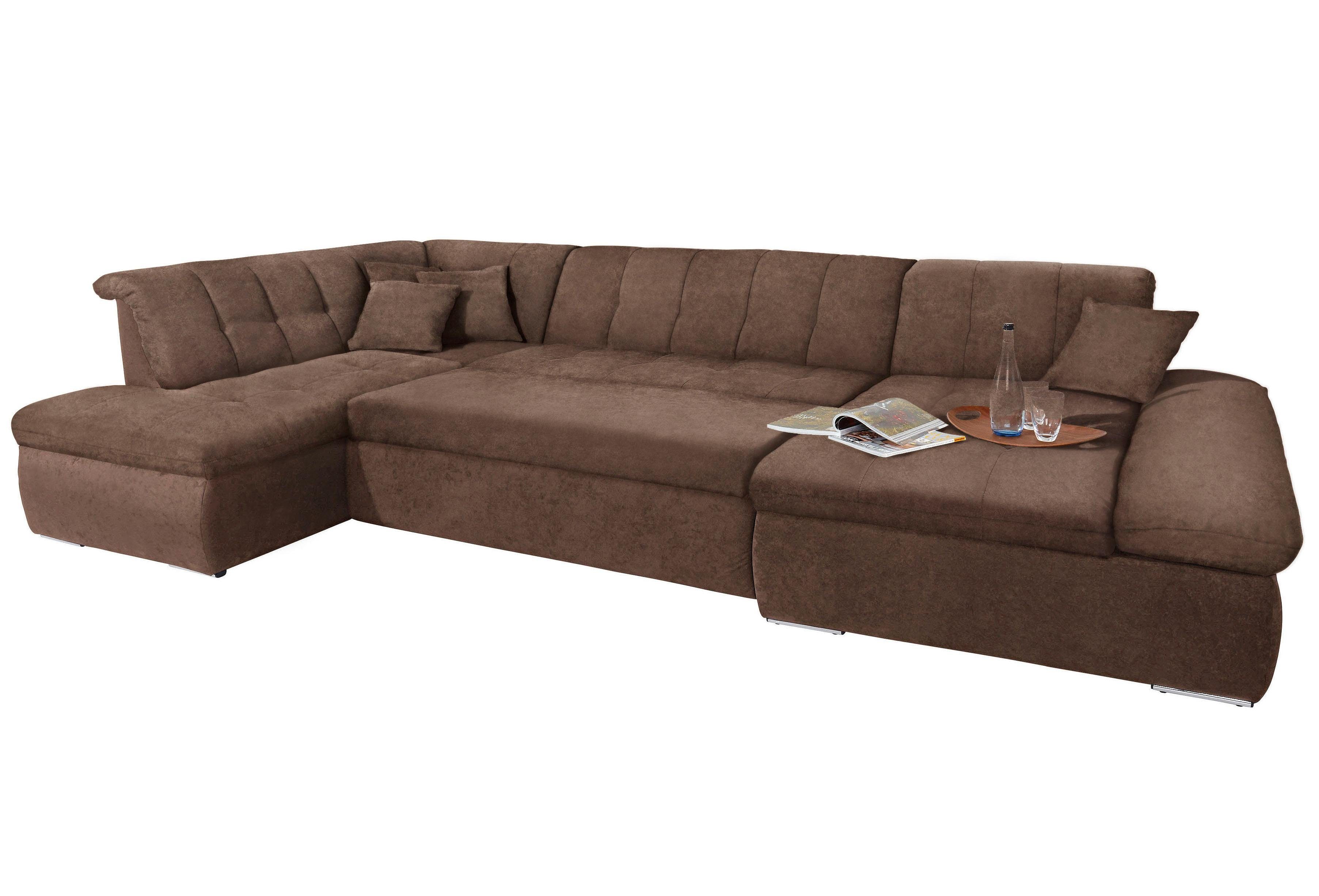DOMO collection Wohnlandschaft "NMoric im XXL-Format, B/T/H: 353/216/80 cm, günstig online kaufen