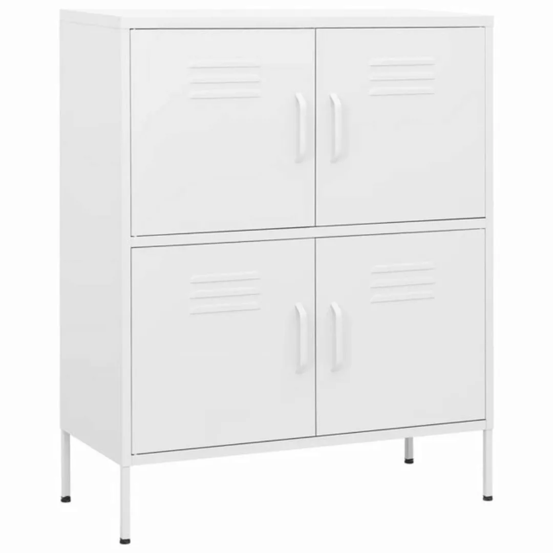 Lagerschrank Weiß 80x35x101,5 Cm Stahl günstig online kaufen