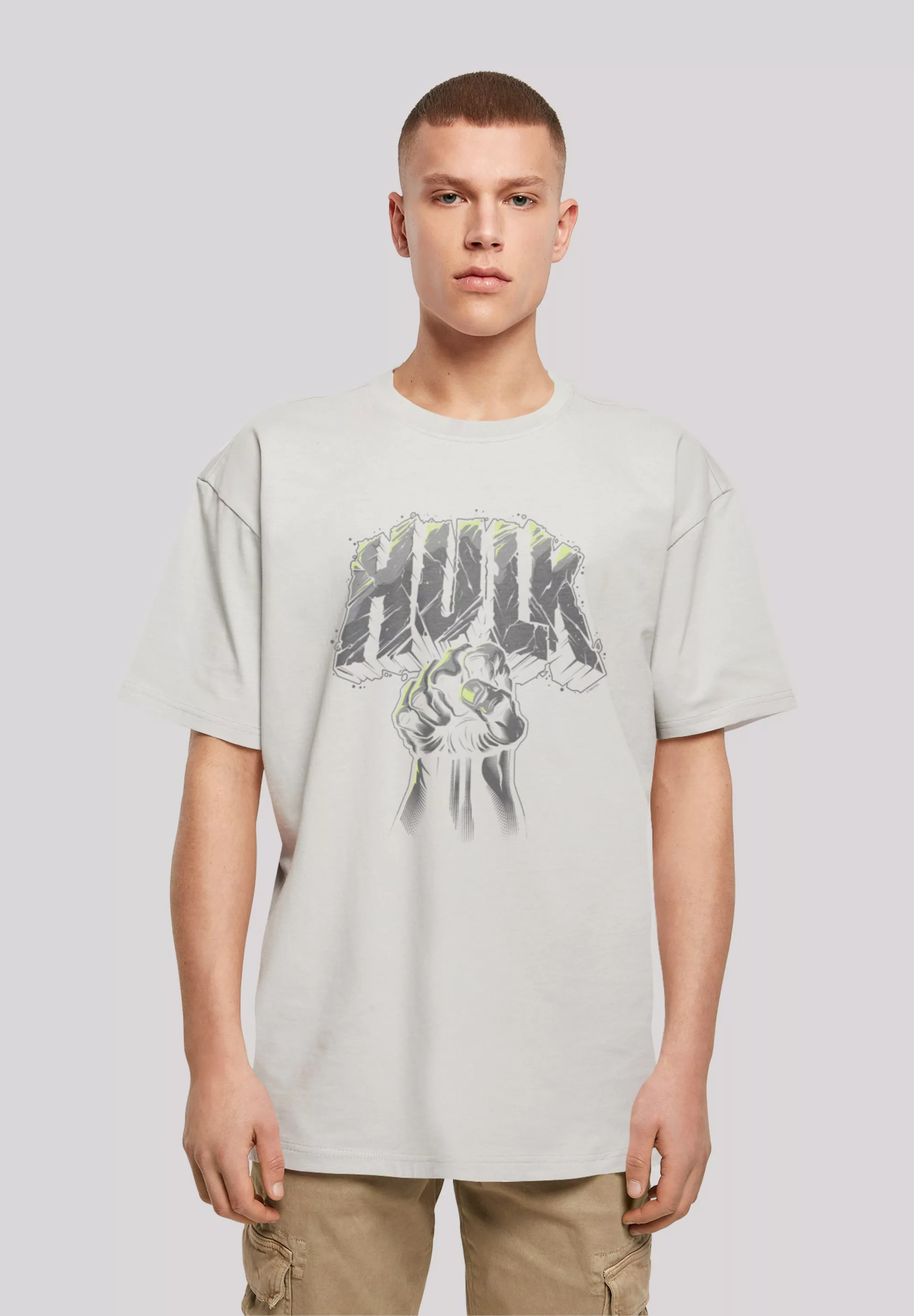 F4NT4STIC T-Shirt "Marvel Hulk Punch Logo", Print günstig online kaufen