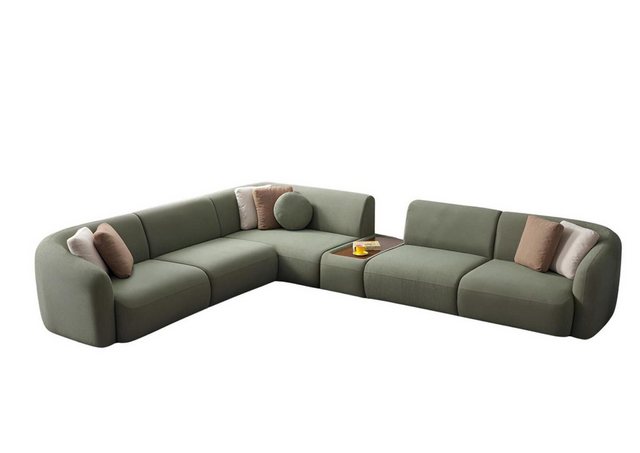 JVmoebel Ecksofa Eck Stoff Ecksofa L-Form Sofa Couch Design Couchen Polster günstig online kaufen