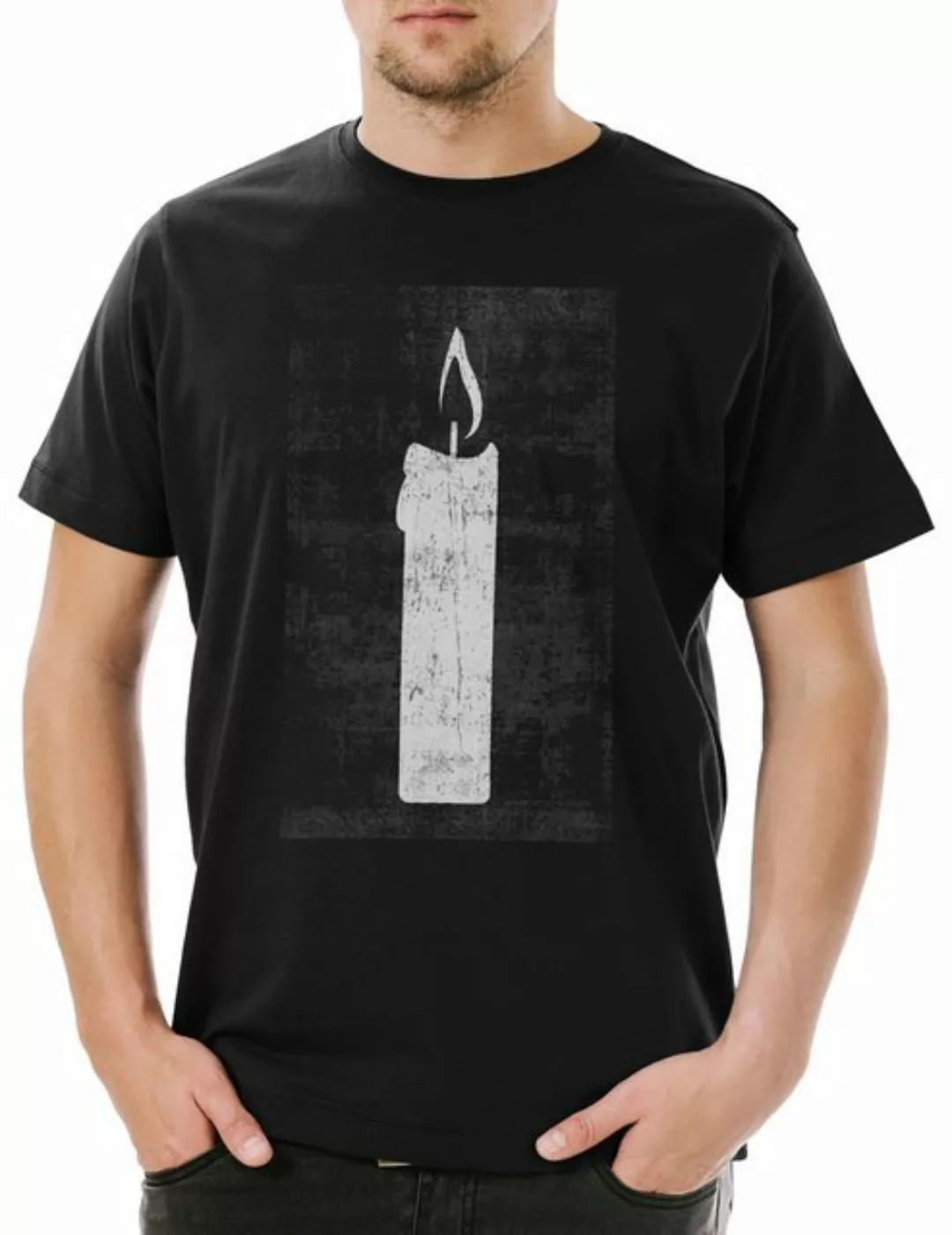 Urban Backwoods Print-Shirt Tarot The White Candle Herren T-Shirt Tarot Kar günstig online kaufen