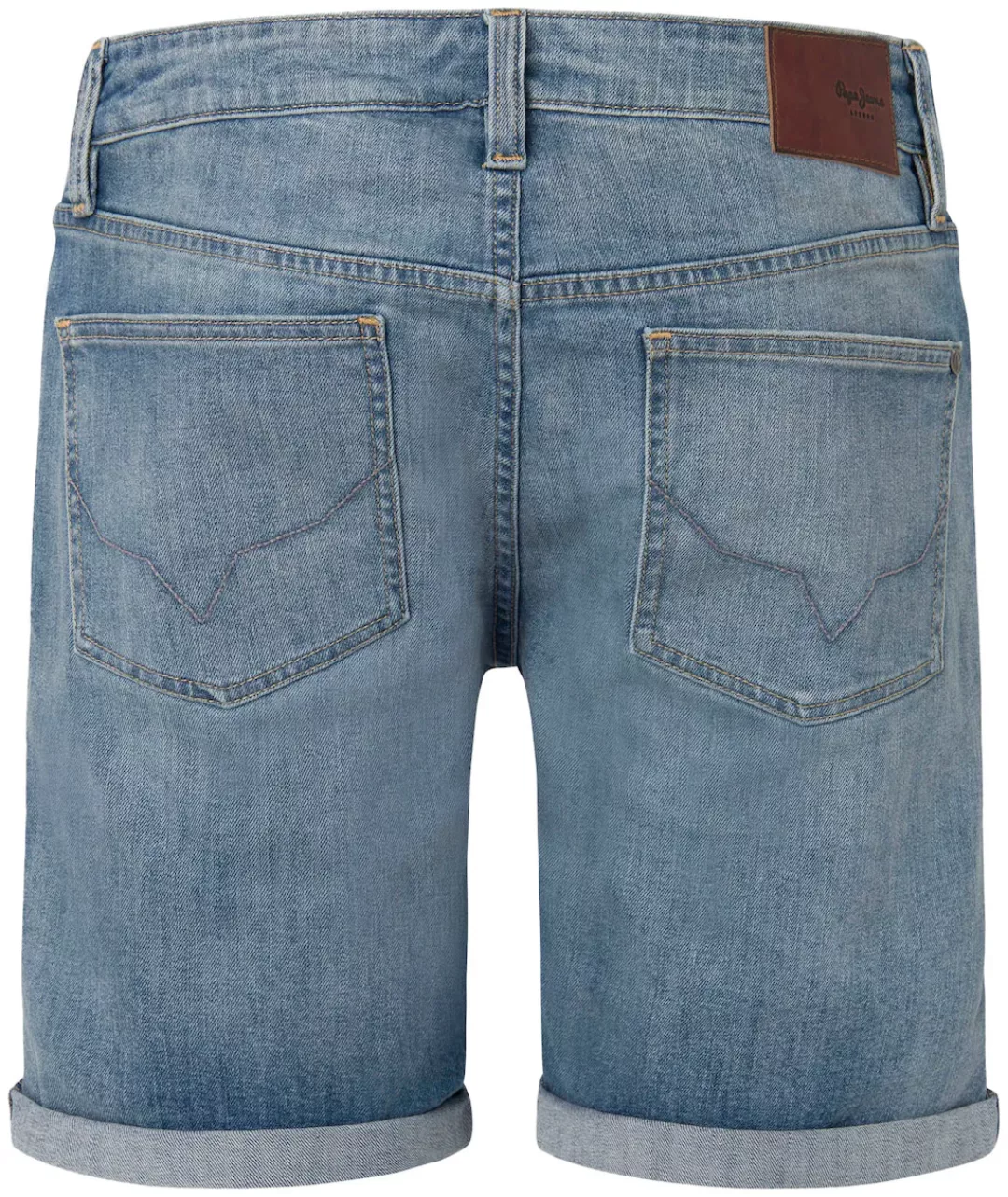 Pepe Jeans Herren Jeans Short STRAIGHT SHORT - Regular Fit - Blau - Blue De günstig online kaufen