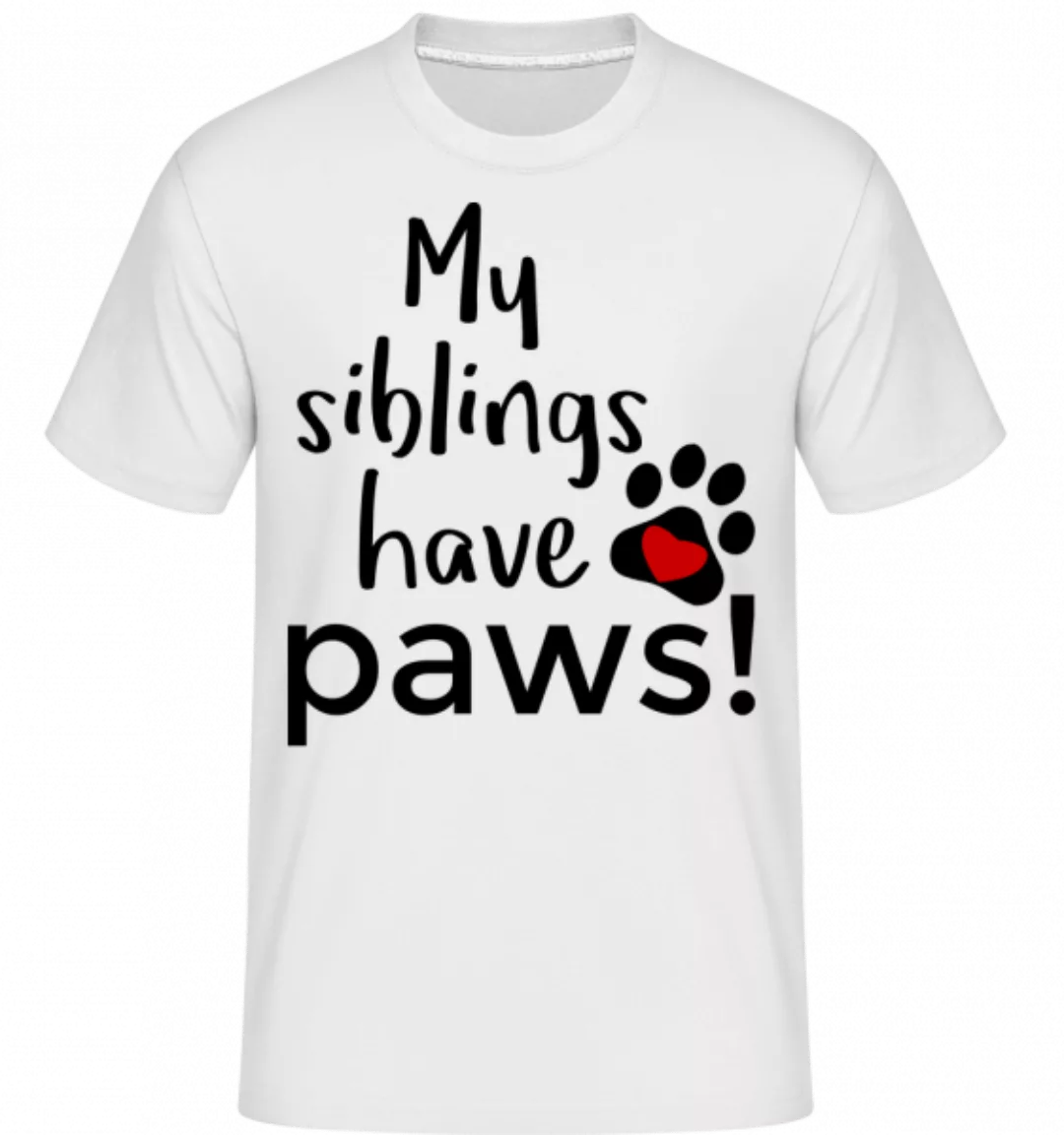 My Siblings Have Paws · Shirtinator Männer T-Shirt günstig online kaufen