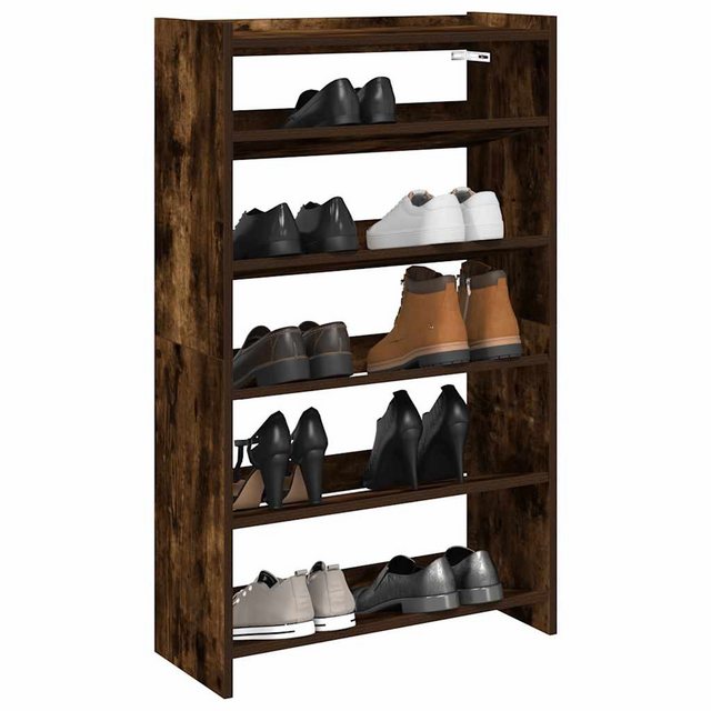 vidaXL Schuhschrank Schuhregal Räuchereiche 60x25x100 cm Holzwerkstoff günstig online kaufen