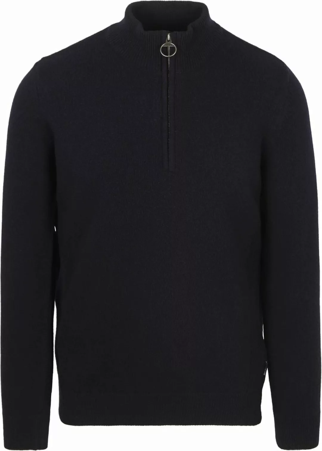 Barbour Half Zip Pullover Wolle Navy - Größe L günstig online kaufen