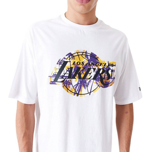 New Era T-Shirt T-Shirt New ERa NBA Loslak Large Infill, G L, F white günstig online kaufen