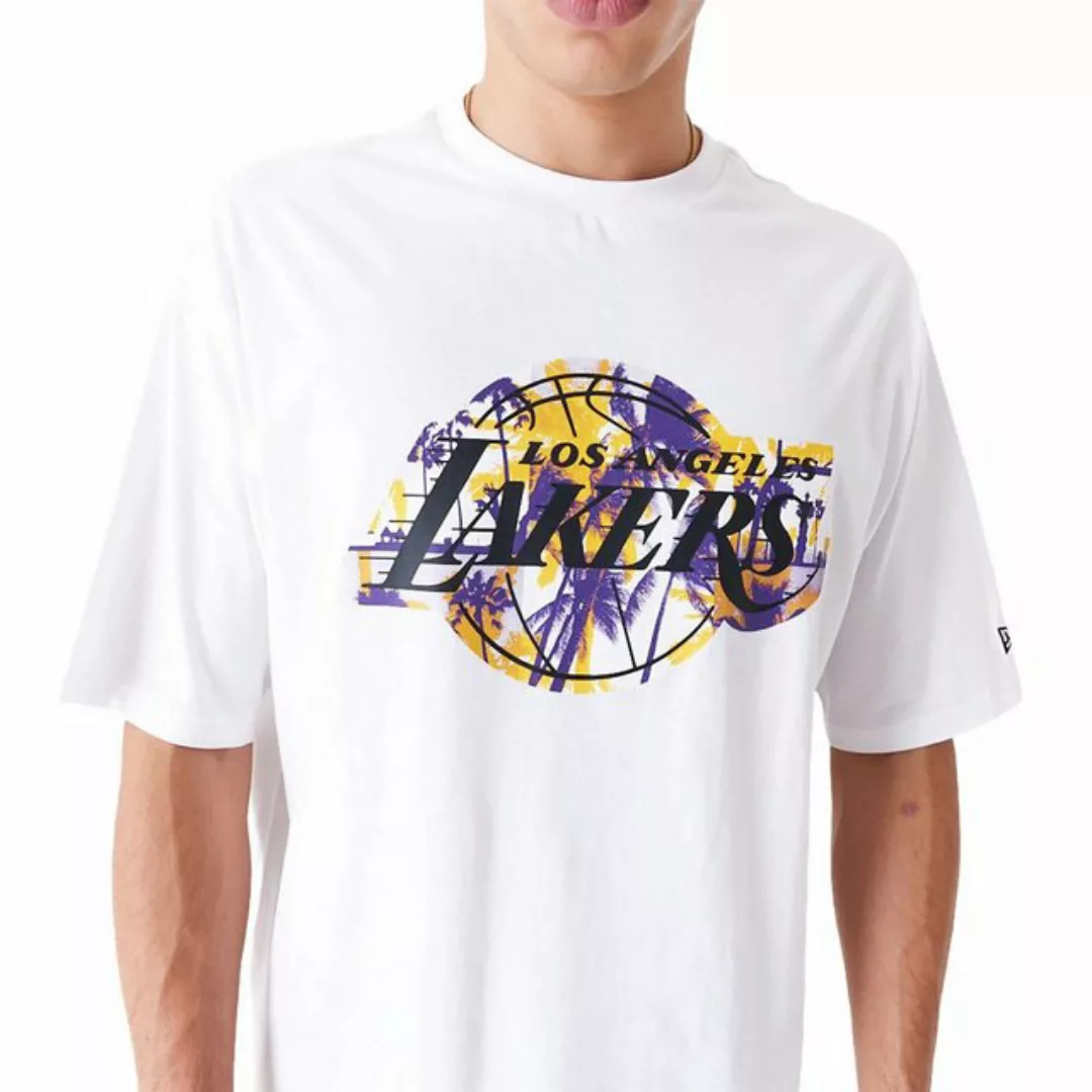 New Era T-Shirt T-Shirt New ERa NBA Loslak Large Infill, G M, F white günstig online kaufen