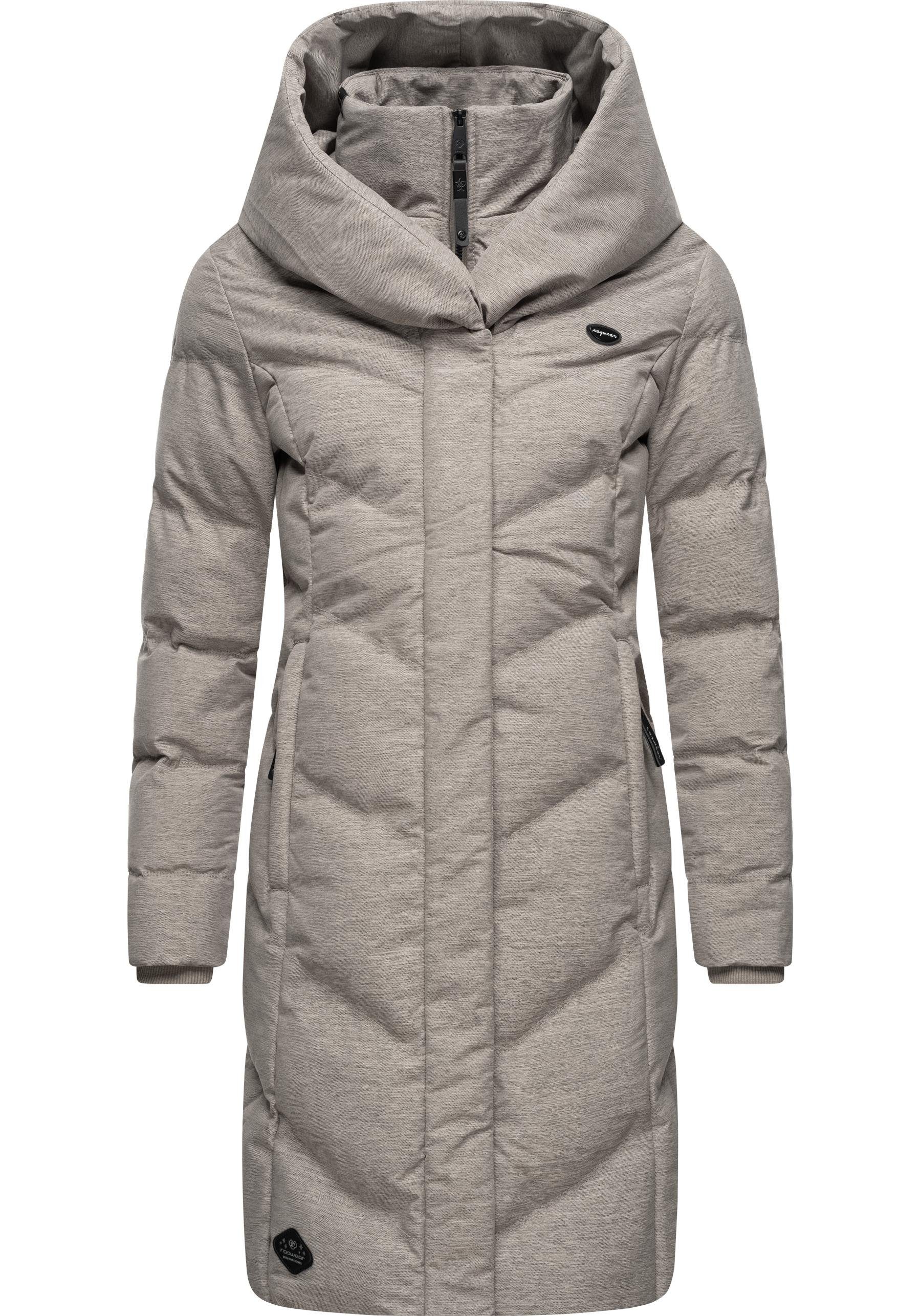 Ragwear Steppmantel Natalka Melange wasserdichter Damen günstig online kaufen