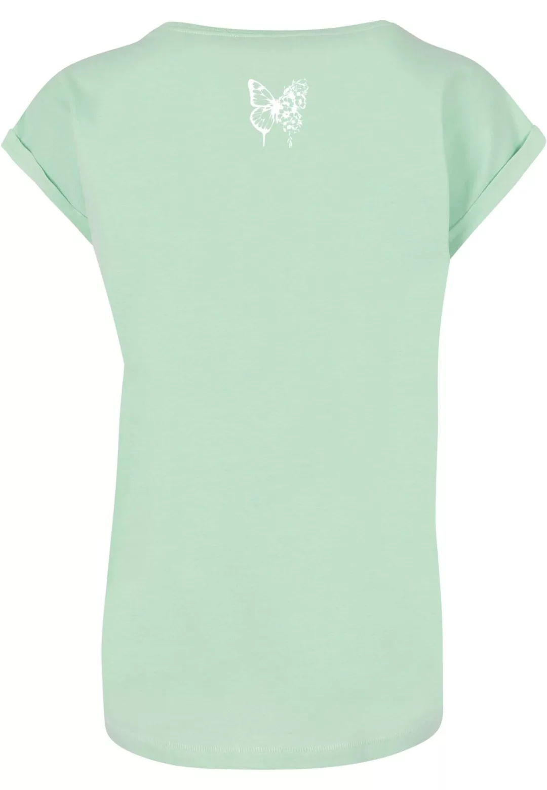 Merchcode T-Shirt "Merchcode Damen Ladies Flowers Bloom Extended Shoulder T günstig online kaufen