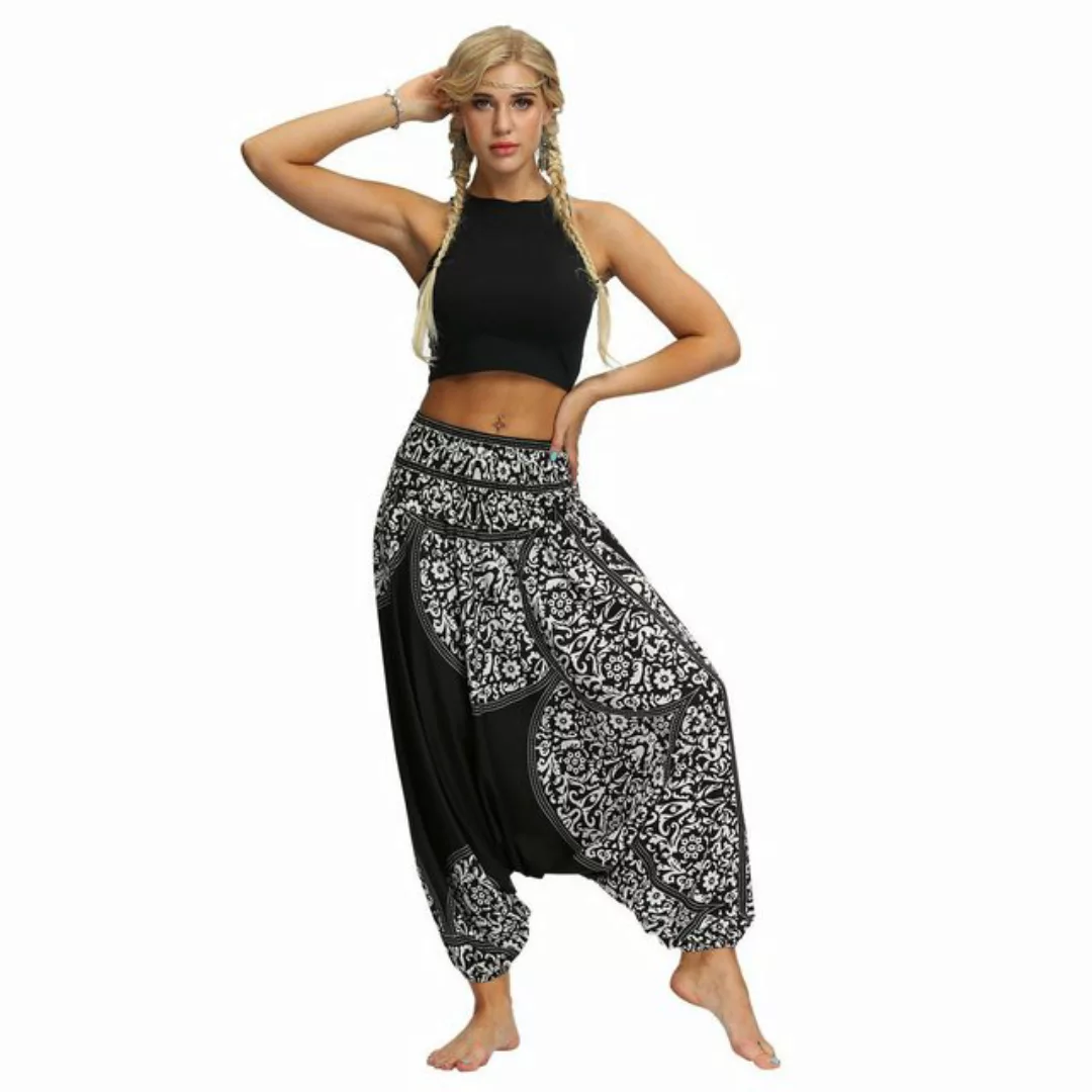 AUKUU Loungepants Yogahose für Damen, lockere, bequeme Sport- und Freizeith günstig online kaufen