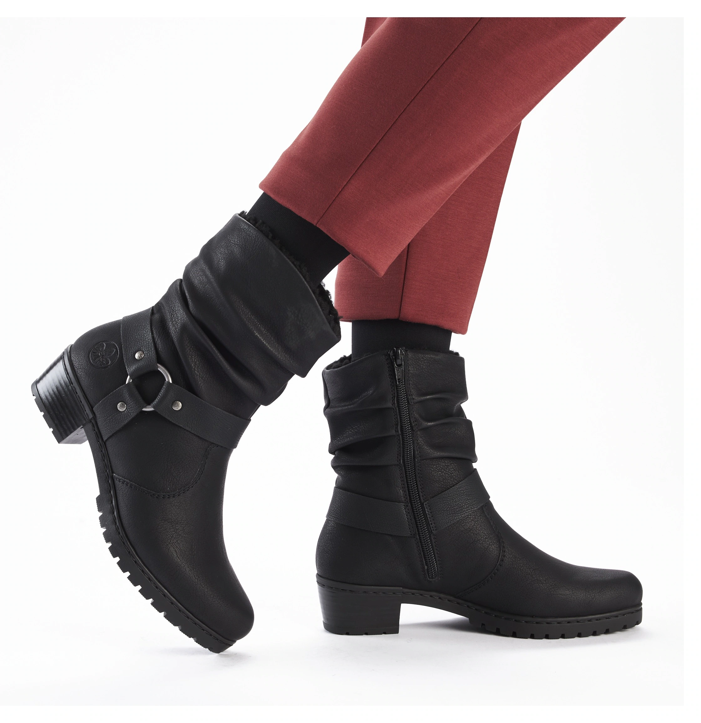 Rieker Winterstiefelette, Westernstiefelette, Cowboyboots, Blockabsatz, mit günstig online kaufen