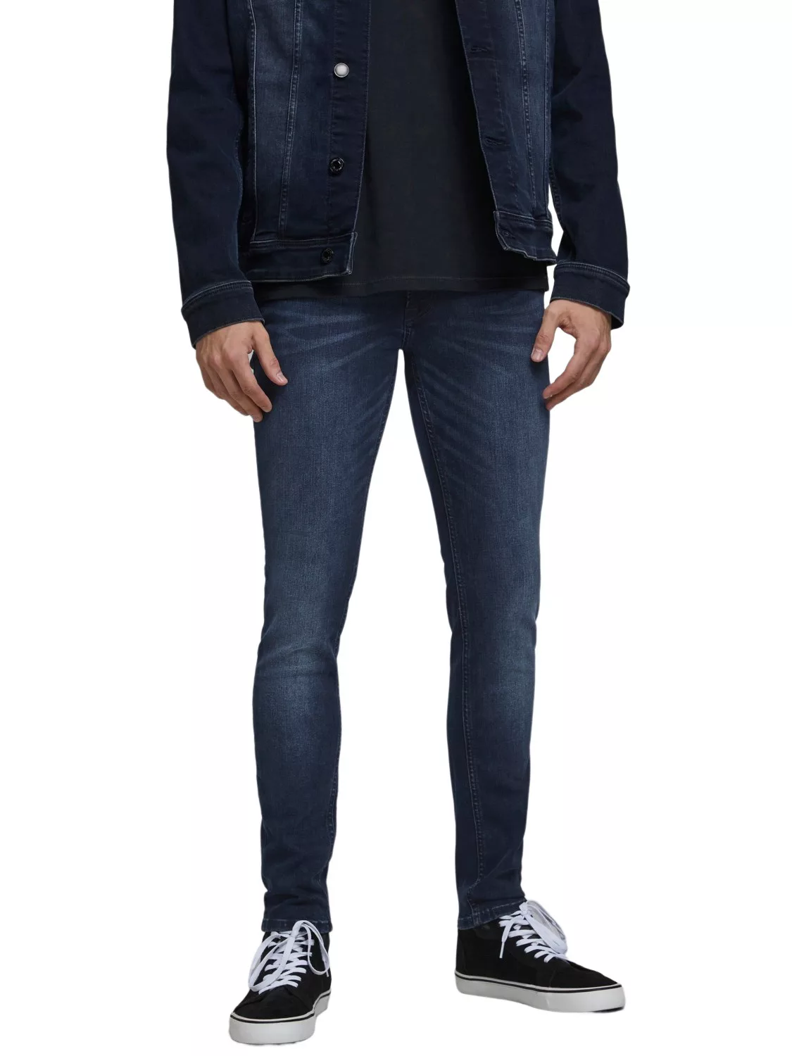 Jack & Jones Herren Jeans JJILIAM JJORIGINAL AGI 004 - Skinny Fit - Blau - günstig online kaufen