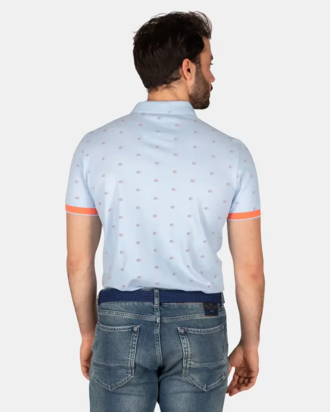 NZA Poloshirt Pirongia Hellblau - Größe M günstig online kaufen