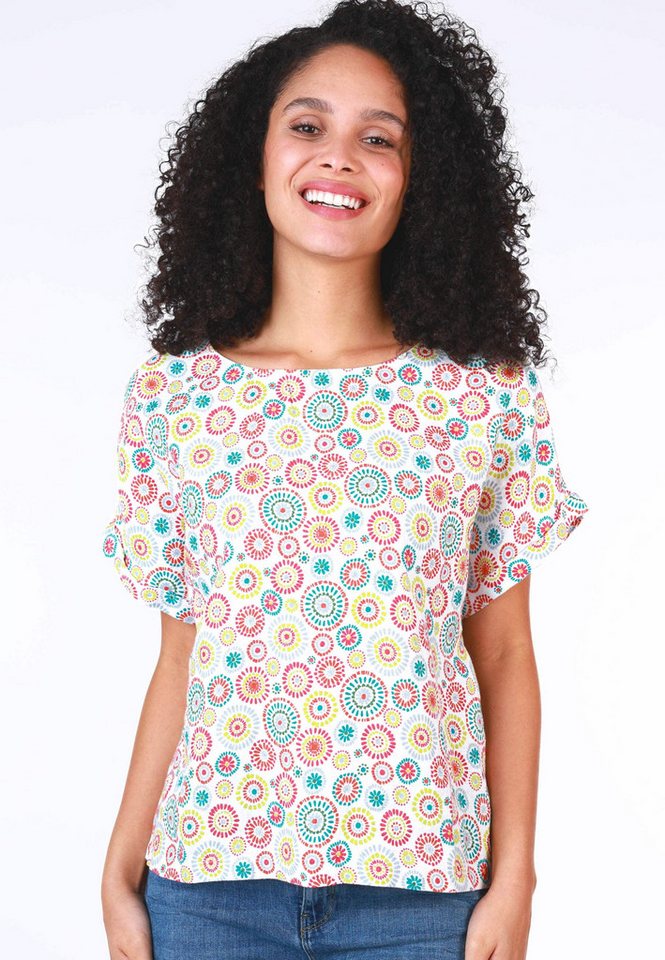 Deerberg Klassische Bluse Arlyn circles günstig online kaufen