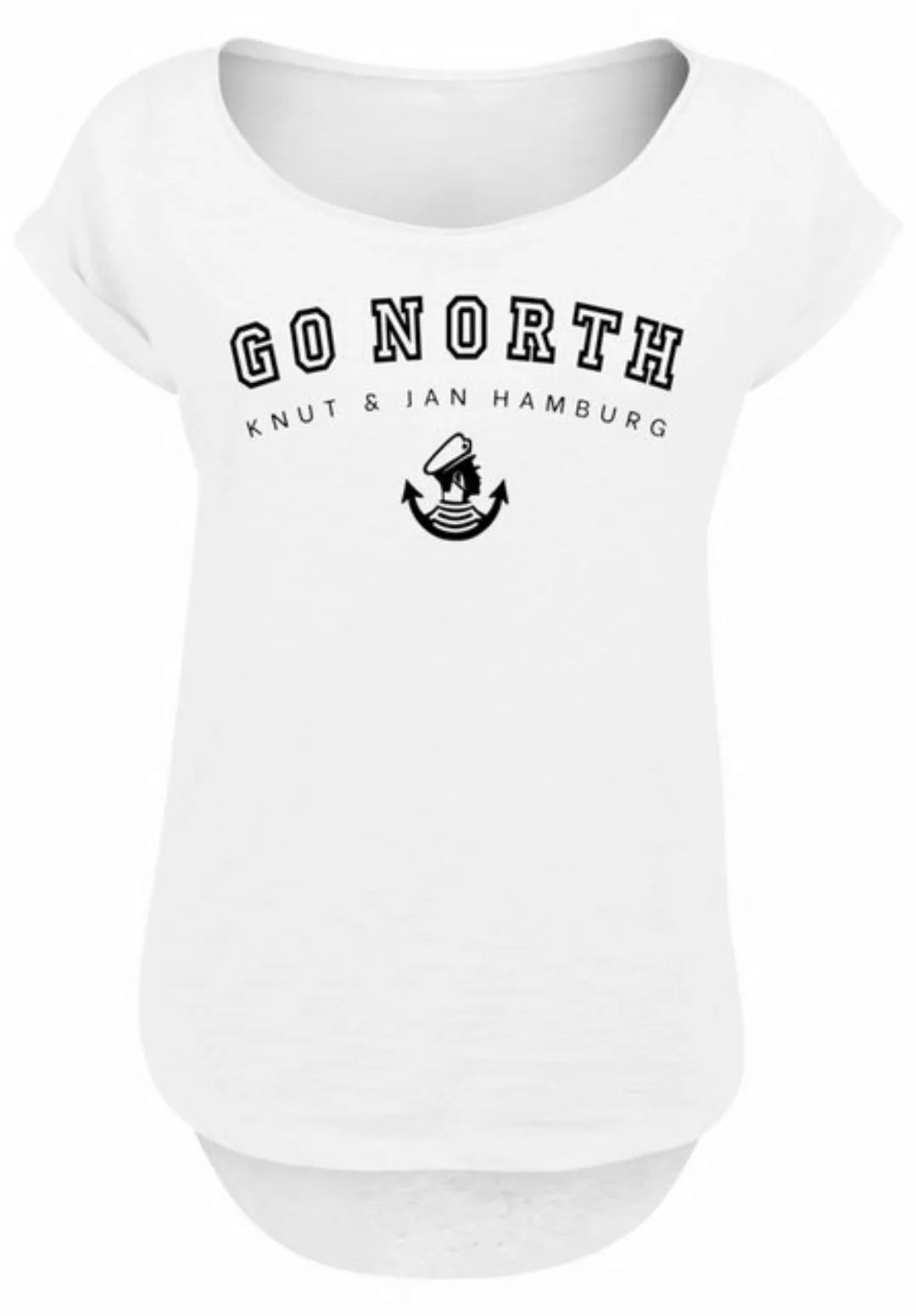 F4NT4STIC T-Shirt PLUS SIZE Go North Print günstig online kaufen