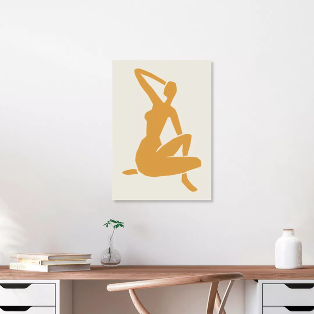Poster / Leinwandbild - Matisse – Frau In Gold günstig online kaufen