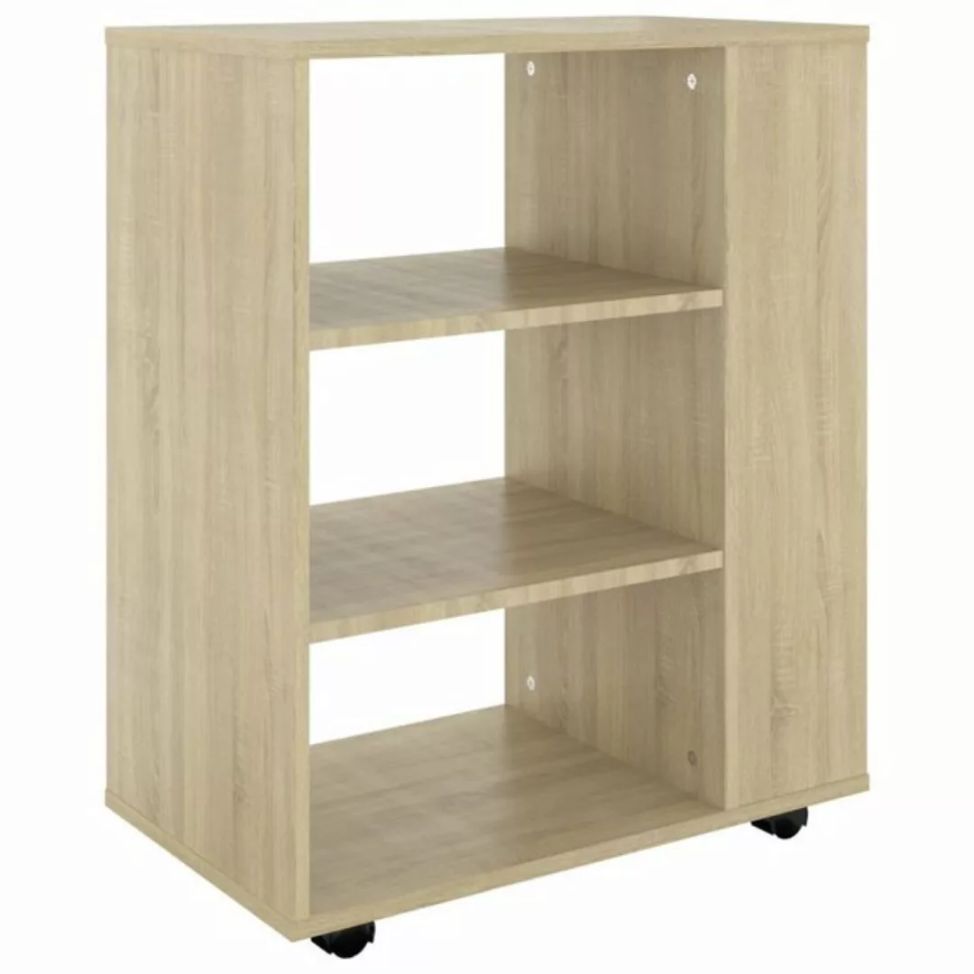 vidaXL Aktenschrank Rollschrank Sonoma Eiche 60x35x75 cm Spanplatte günstig online kaufen