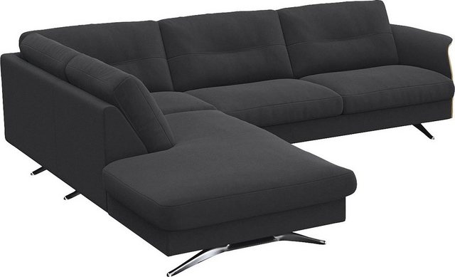 FLEXLUX Ecksofa »Glow bequem und komfortabel durch hochwertigen Sitzaufbau, günstig online kaufen