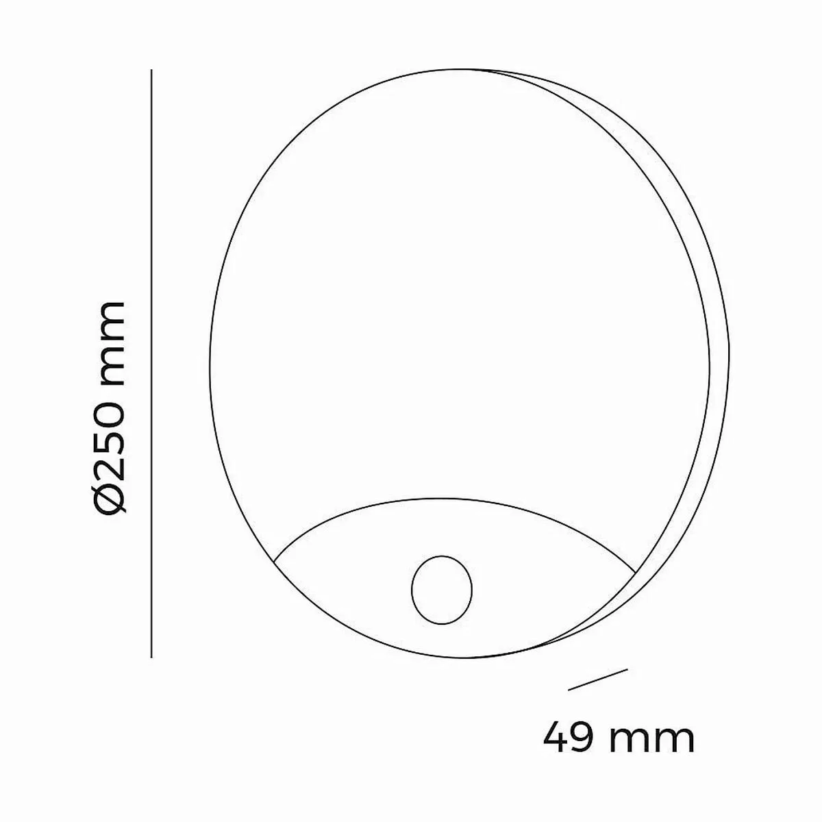 Led-deckenleuchte Edm 1850 Lm 15 W 1250 Lm (6500 K) günstig online kaufen