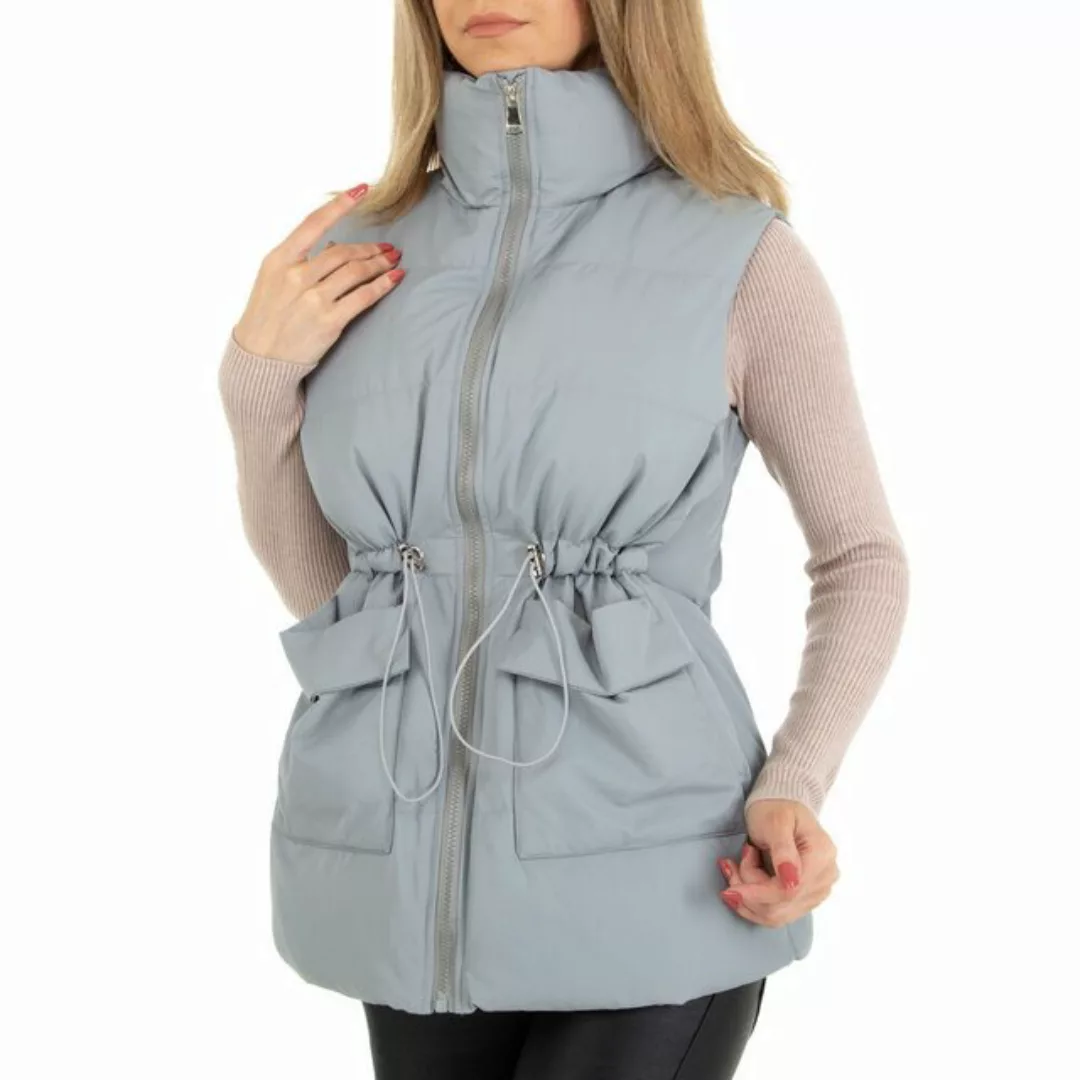 Ital-Design Steppweste Damen Freizeit (87256397) Gefüttert Winterjacke in G günstig online kaufen