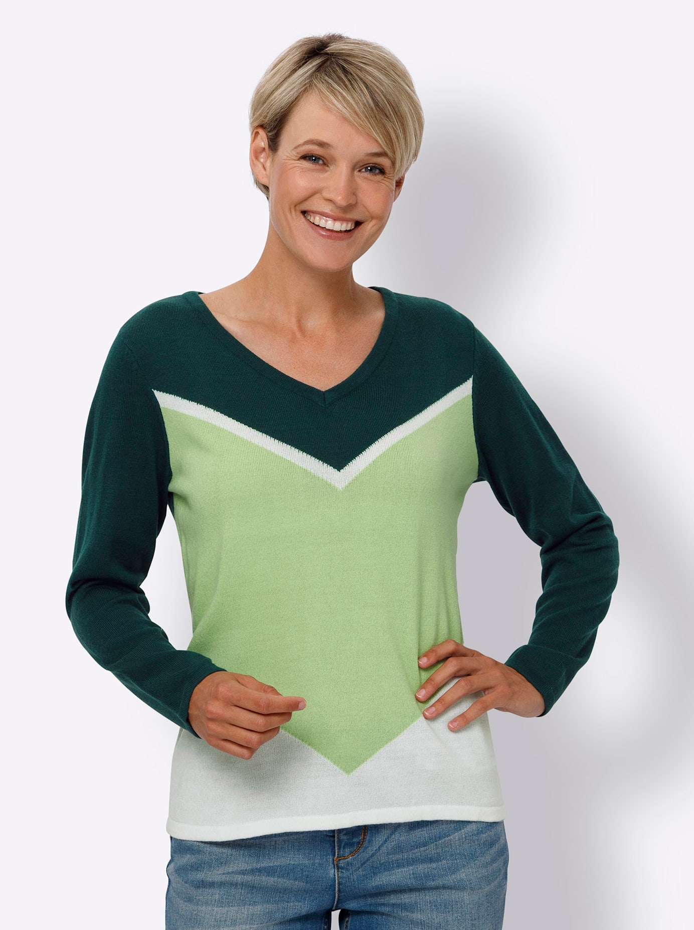 Classic Basics Strickpullover "Langarm-Pullover" günstig online kaufen