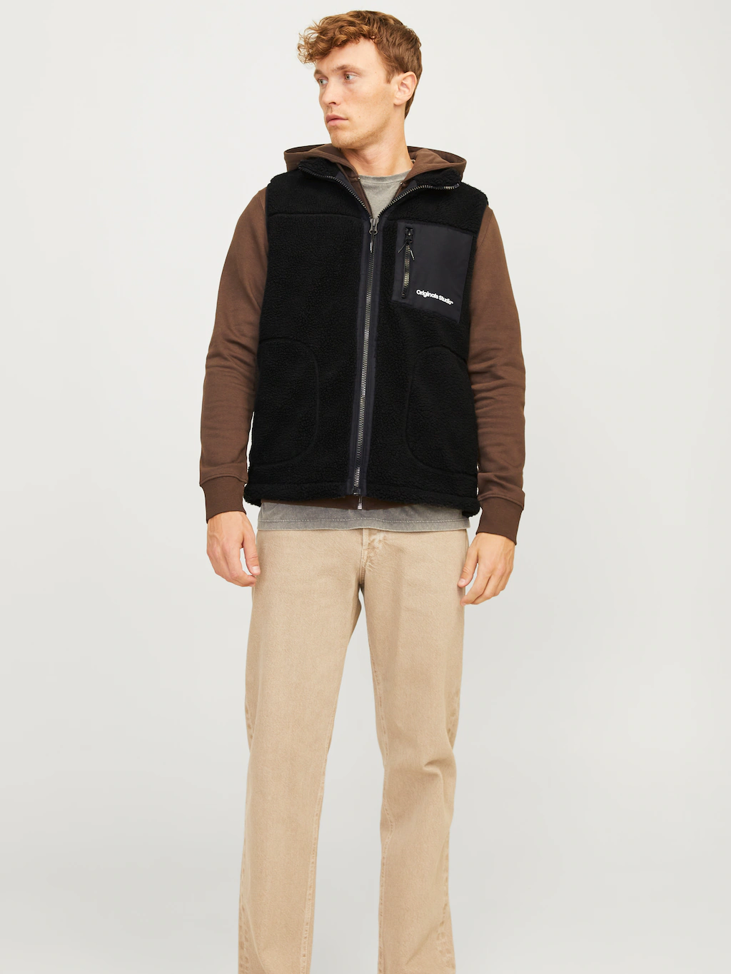 Jack & Jones Steppweste "JORVESTERBRO TEDDY BODYWARMER AW24 NOOS" günstig online kaufen