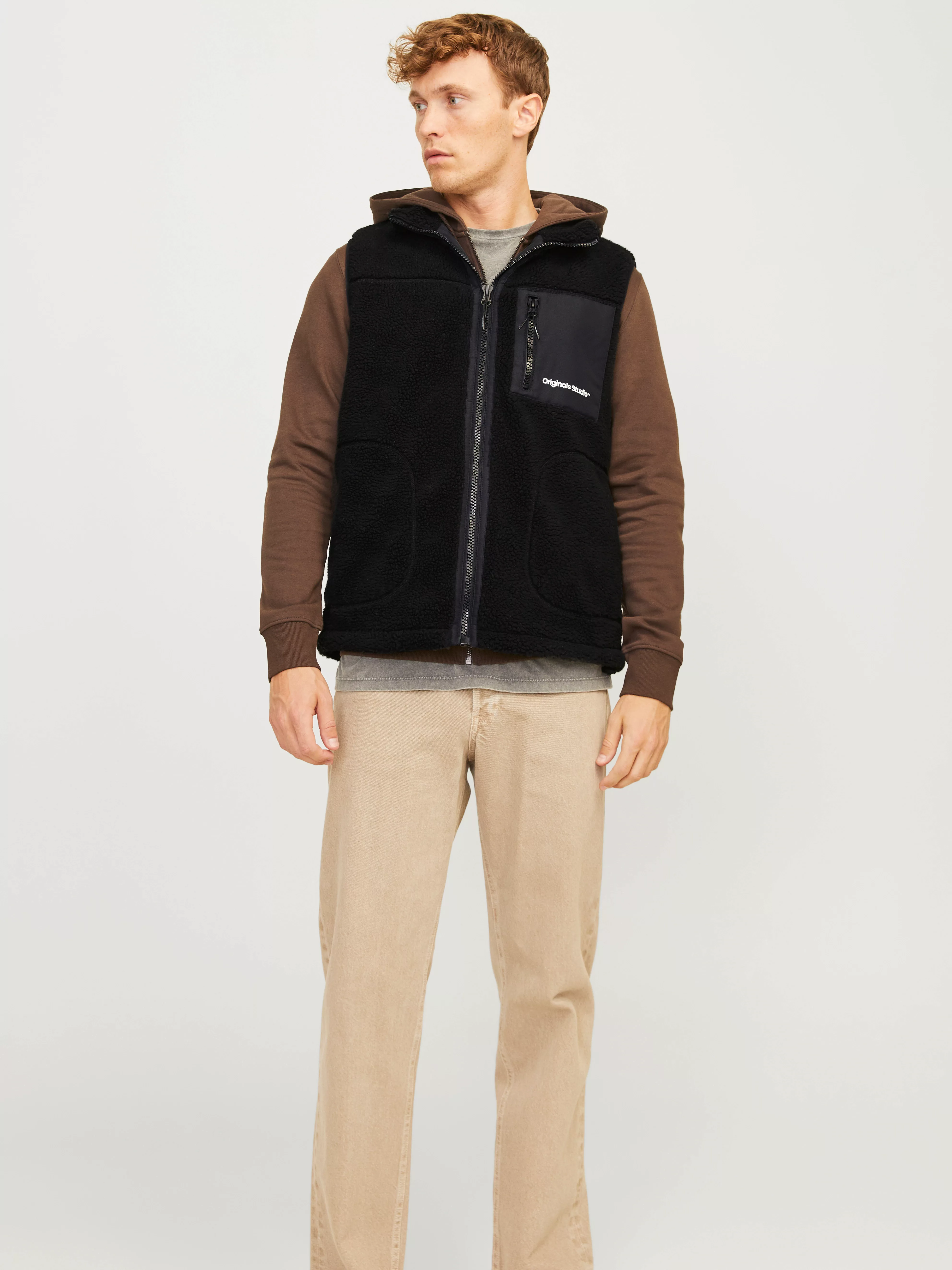 Jack & Jones Steppweste "JORVESTERBRO TEDDY BODYWARMER AW24 NOOS" günstig online kaufen