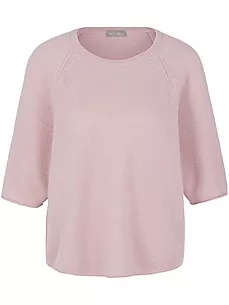 Rundhals-Pullover Raglan-Halb­arm include rosé günstig online kaufen