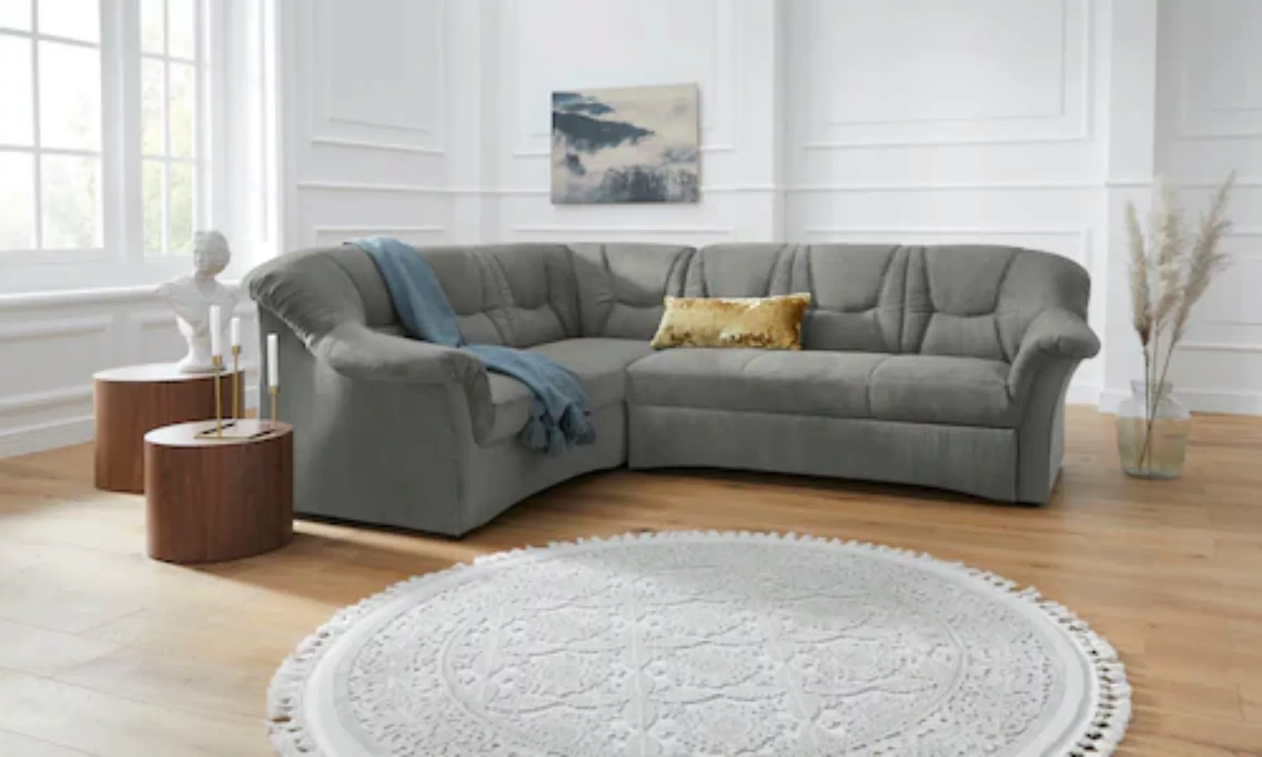 DOMO collection Ecksofa "Sarafina L-Form", wahlweise mit Bettfunktion, opti günstig online kaufen