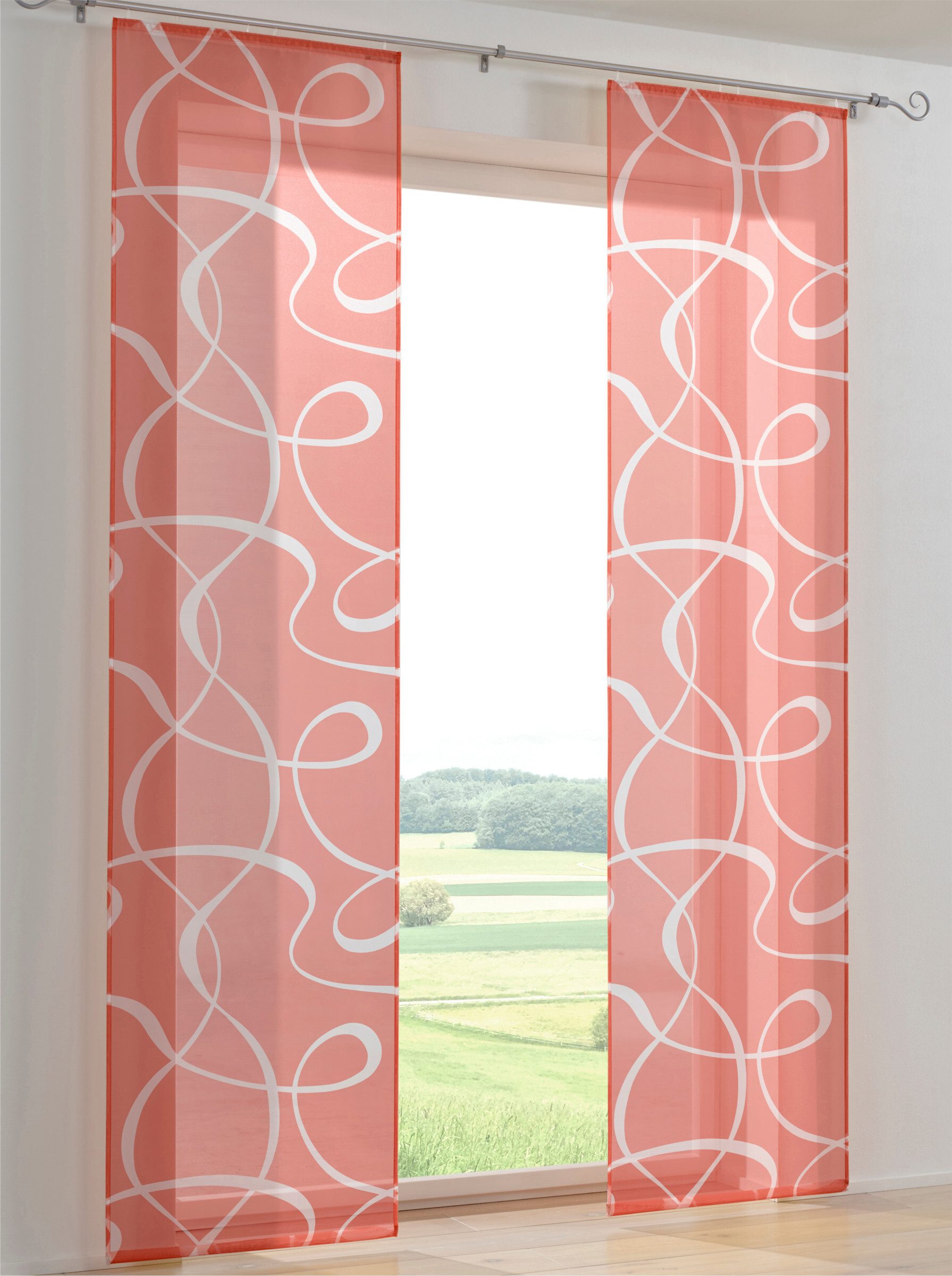heine Gardine Schiebevorhang, (1 St), halbtransparent, günstig online kaufen