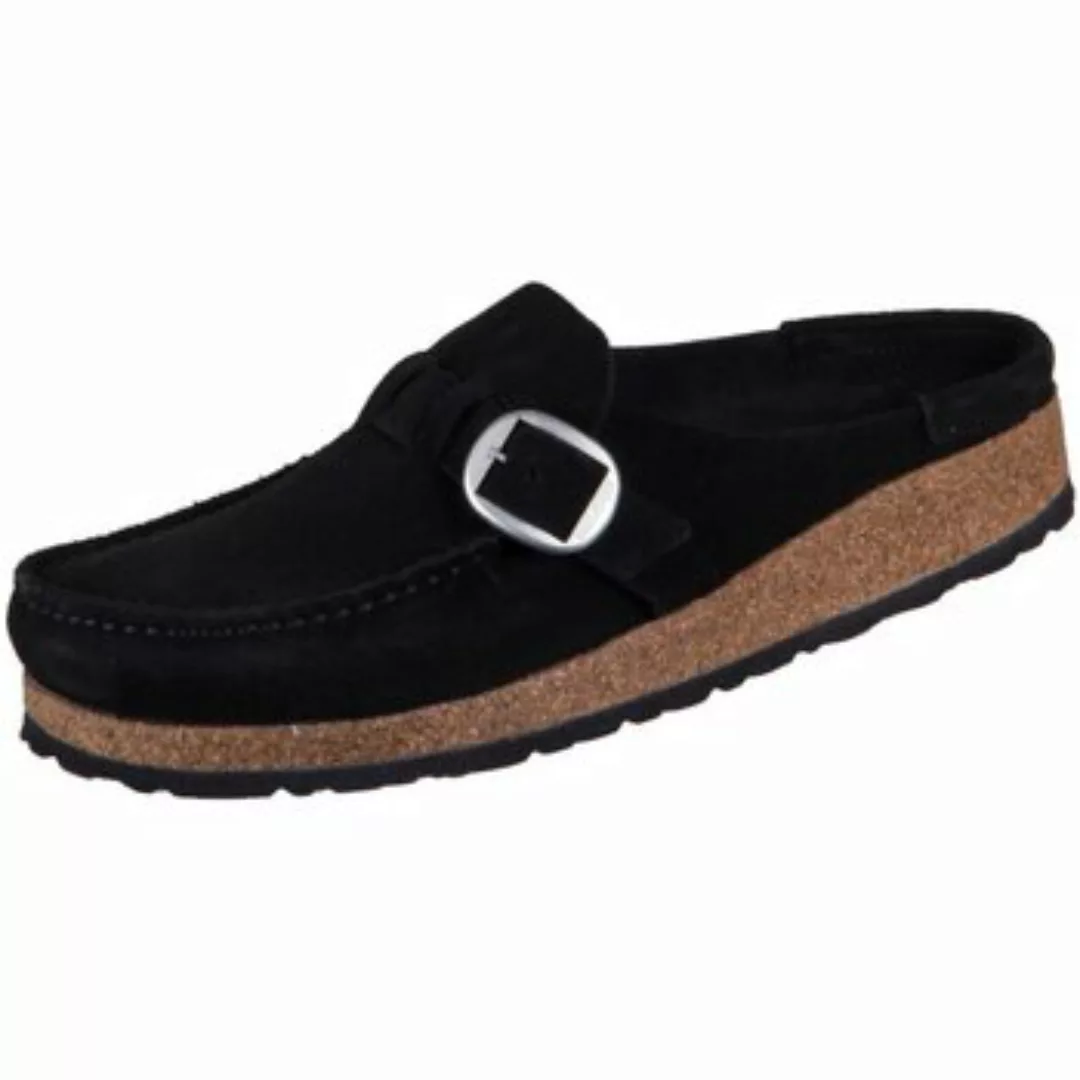 Birkenstock  Clogs Pantoletten Buckley 1017826 black Leather Velour 1017826 günstig online kaufen