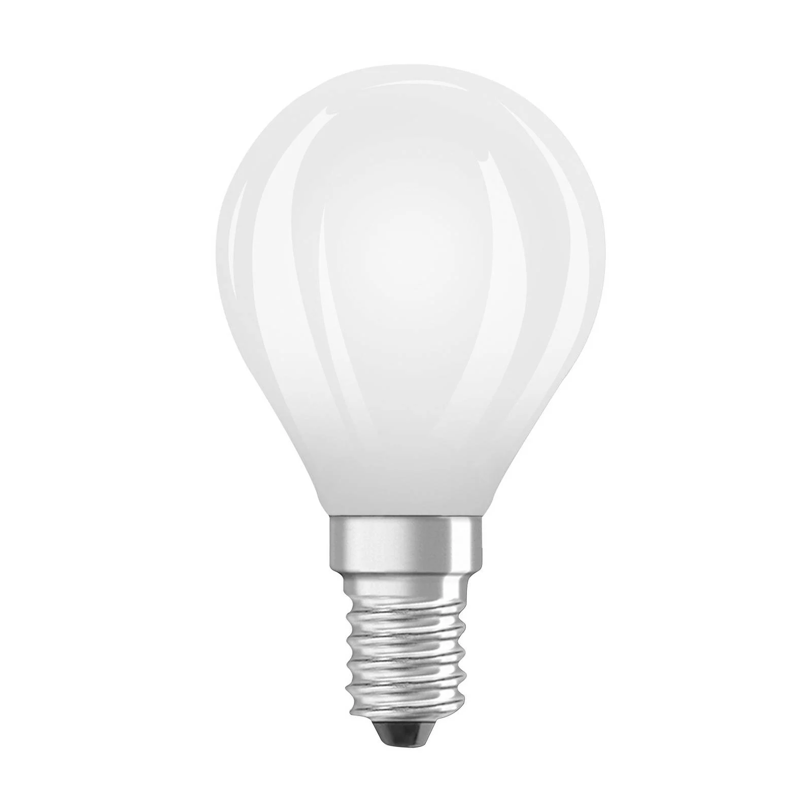 OSRAM LED-Leuchtmittel Tropfen E14 1,2W matt 2700K 255lm günstig online kaufen