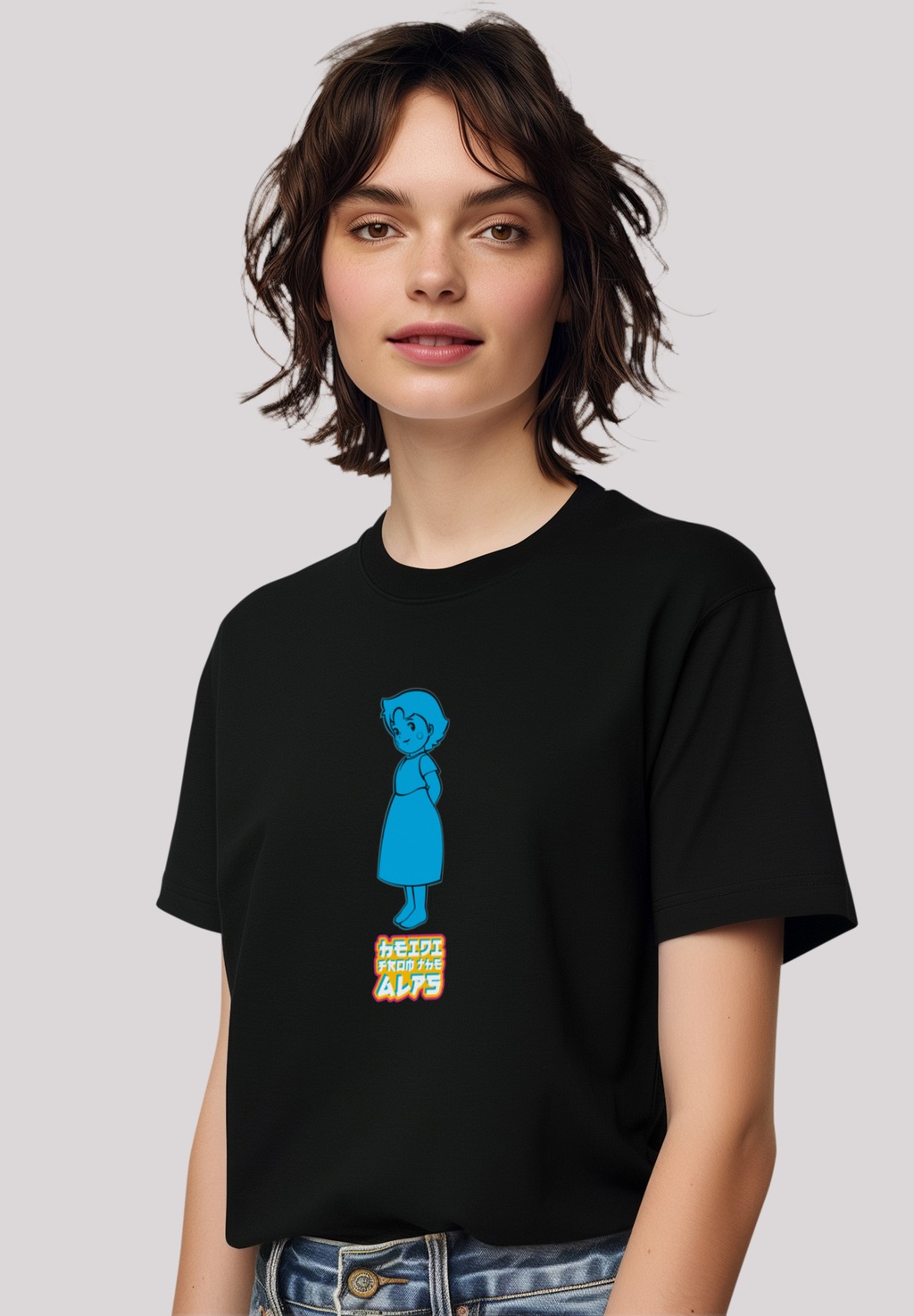 F4NT4STIC T-Shirt "Heidi From The Alps", Premium Qualität, Zeichentrick, TV günstig online kaufen