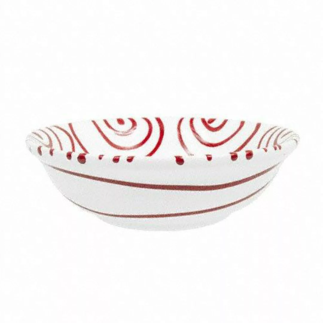 Gmundner Keramik Rotgeflammt Müslischale klein d: 14 cm / h: 4,5 cm / 0,27 günstig online kaufen