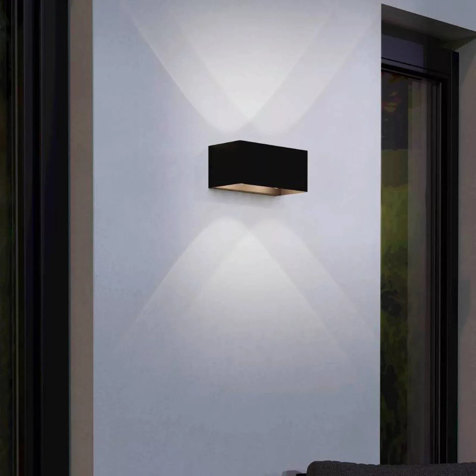 EGLO Lesmo LED-Außenwandleuchte, Up- und Downlight günstig online kaufen
