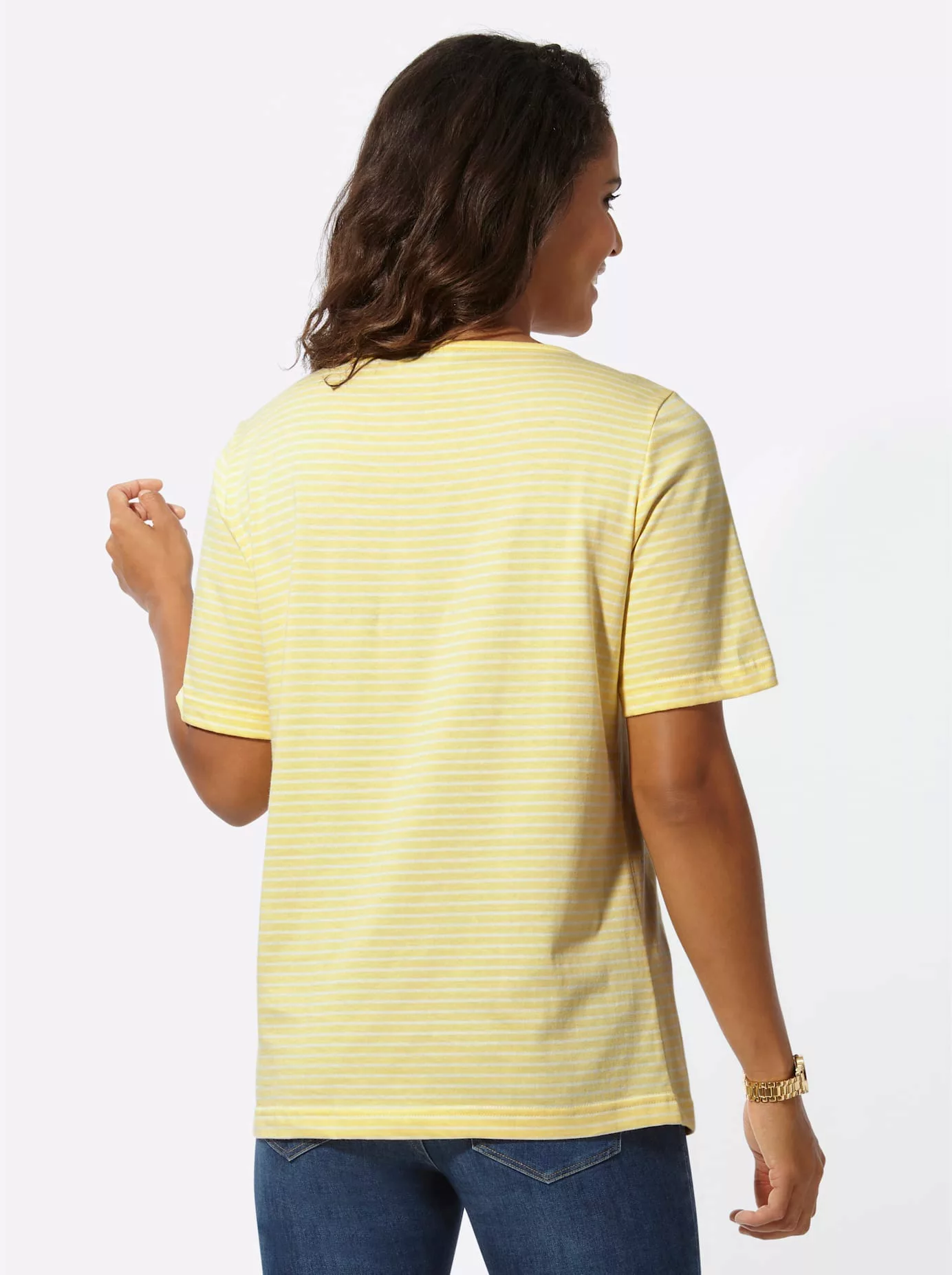 Casual Looks Kurzarmshirt "Ringelshirt", (1 tlg.) günstig online kaufen