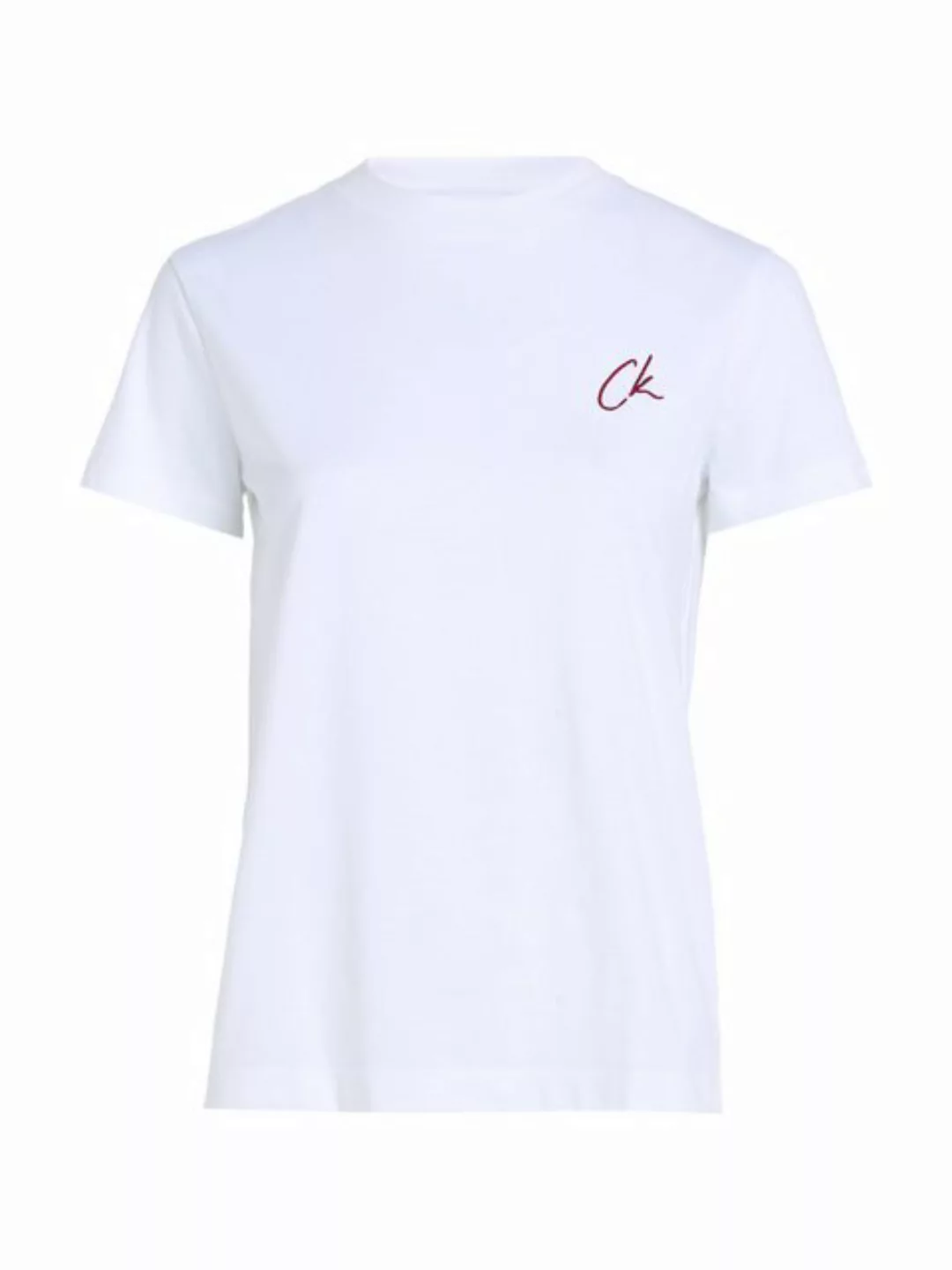 Calvin Klein Jeans T-Shirt EMBROIDERED CK REGULAR TEE mit Logostickerei günstig online kaufen