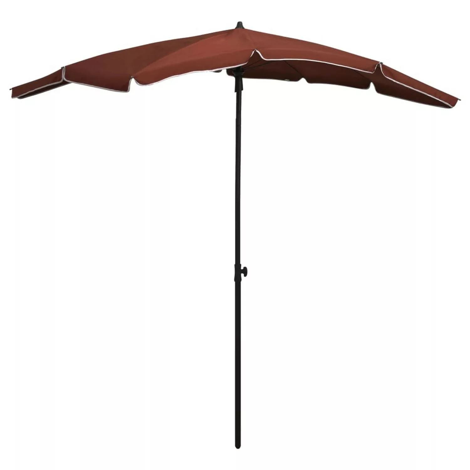 furnicato Sonnenschirm mit Mast 200x130 cm Terracotta-Rot günstig online kaufen