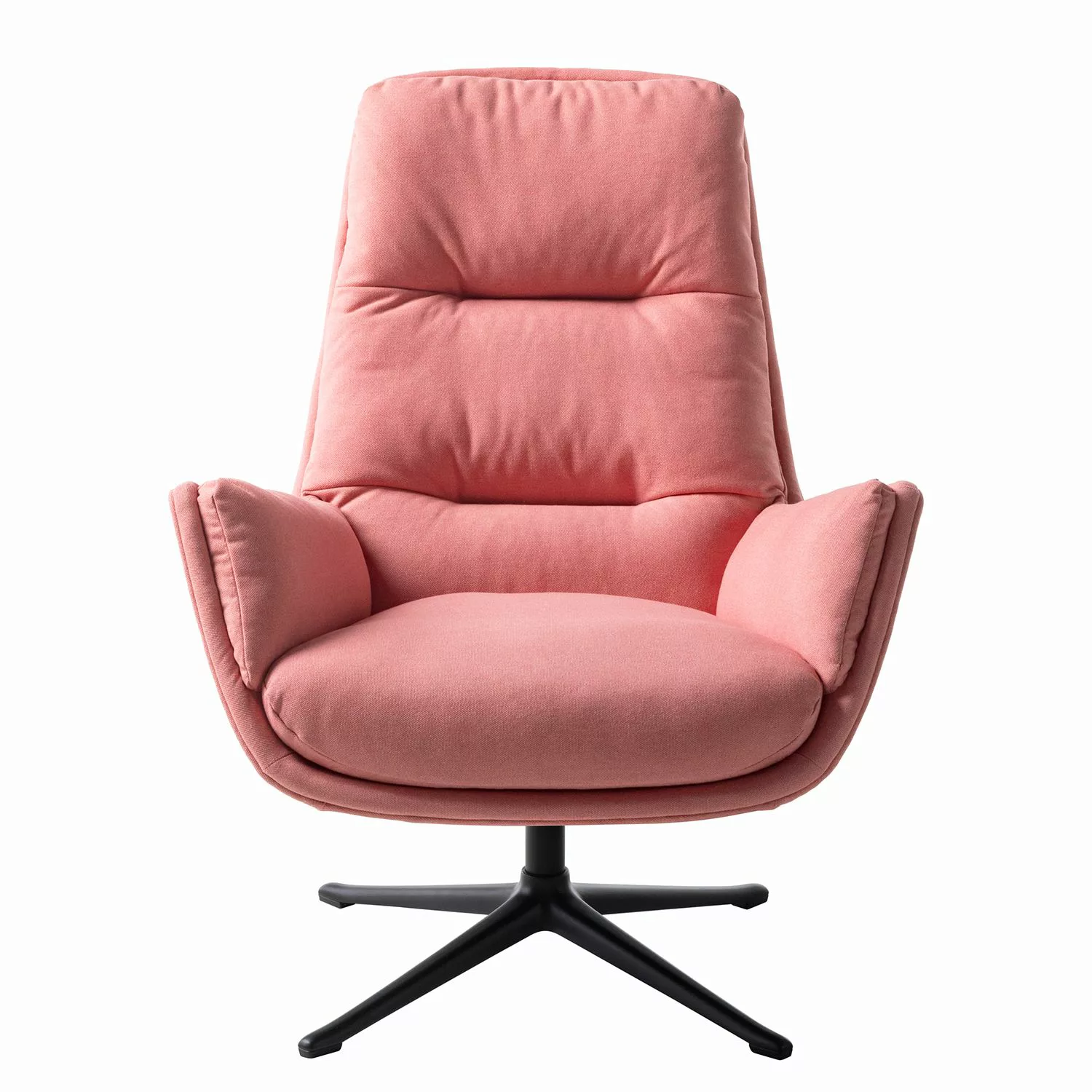 home24 Studio Copenhagen Sessel Garbo III Rosé Webstoff 83x95x92 cm (BxHxT) günstig online kaufen