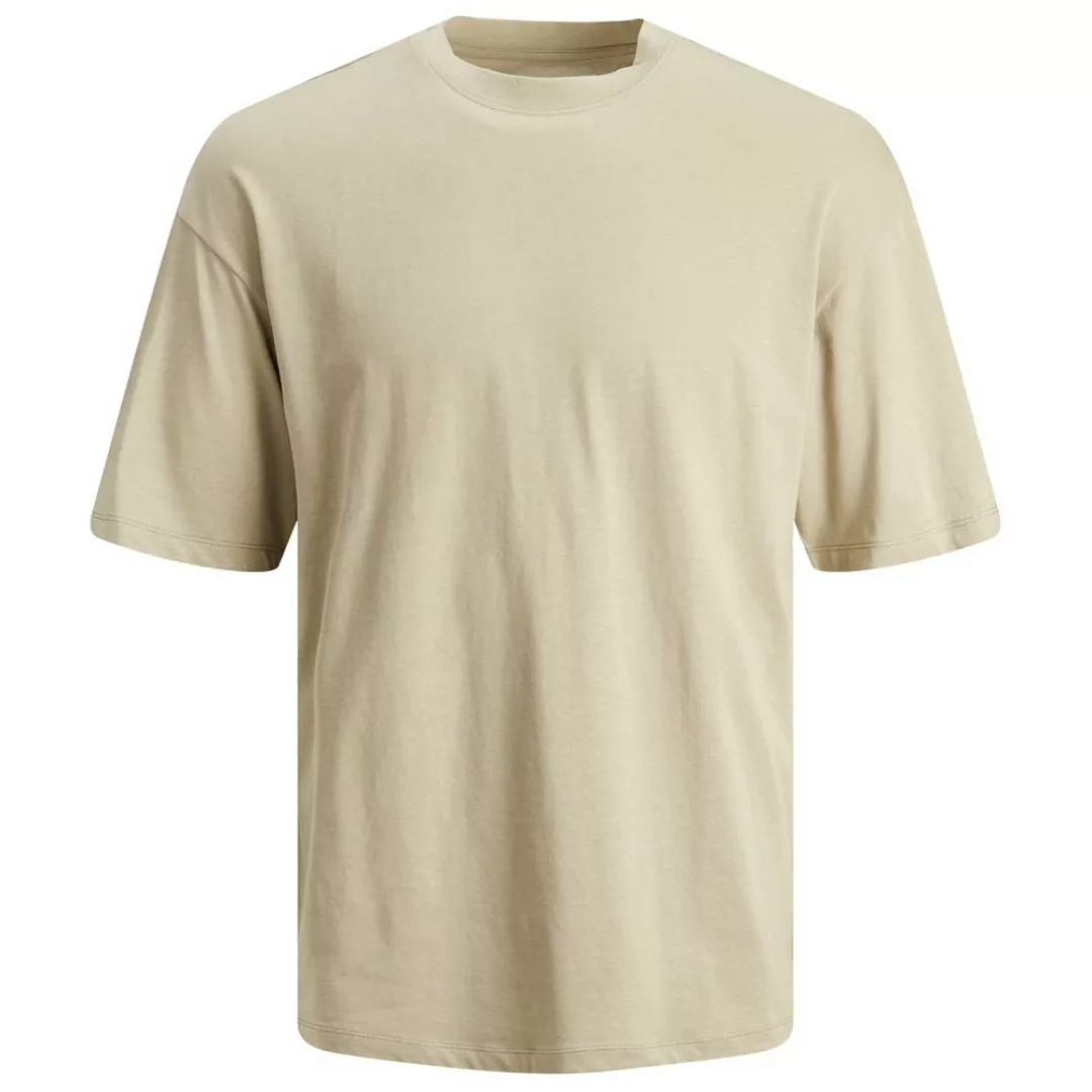 Jack & Jones – Core – Kastenförmiges T-Shirt in Beige-Neutral günstig online kaufen