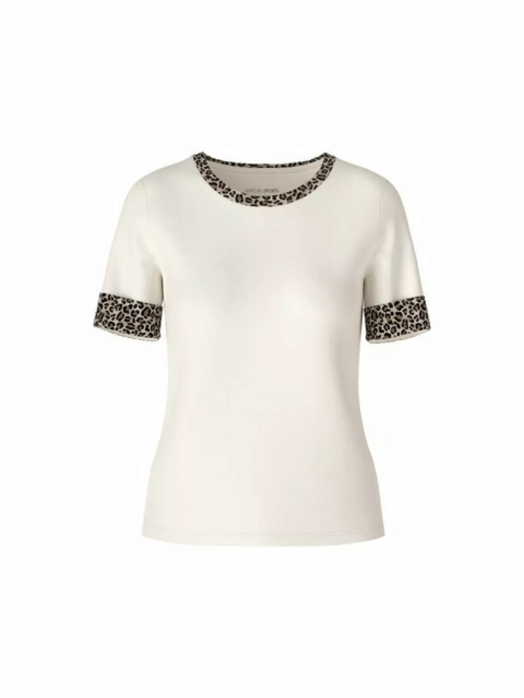 Marc Cain T-Shirt Patch it Up Premium Damenmode mit Details in Leo-Print günstig online kaufen